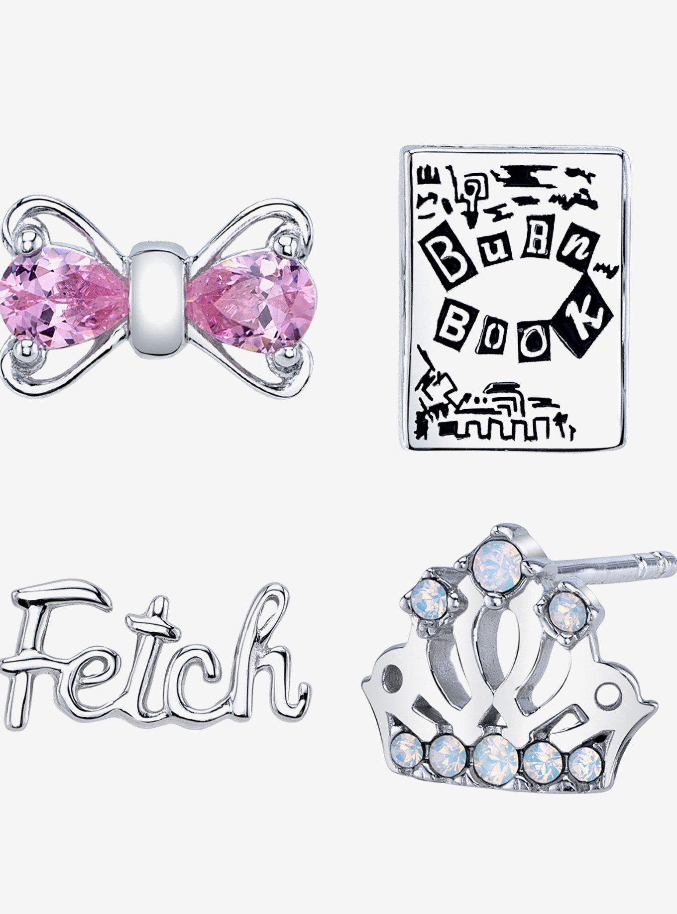 Mean Girls X RockLove Stud Earrings Set, , hi-res
