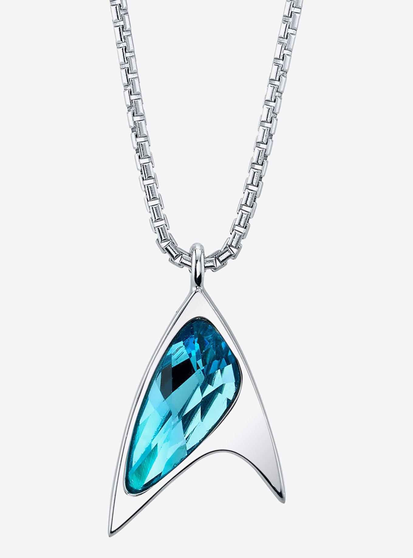 Star Trek X RockLove Crystal Delta Pendant - Blue, , hi-res