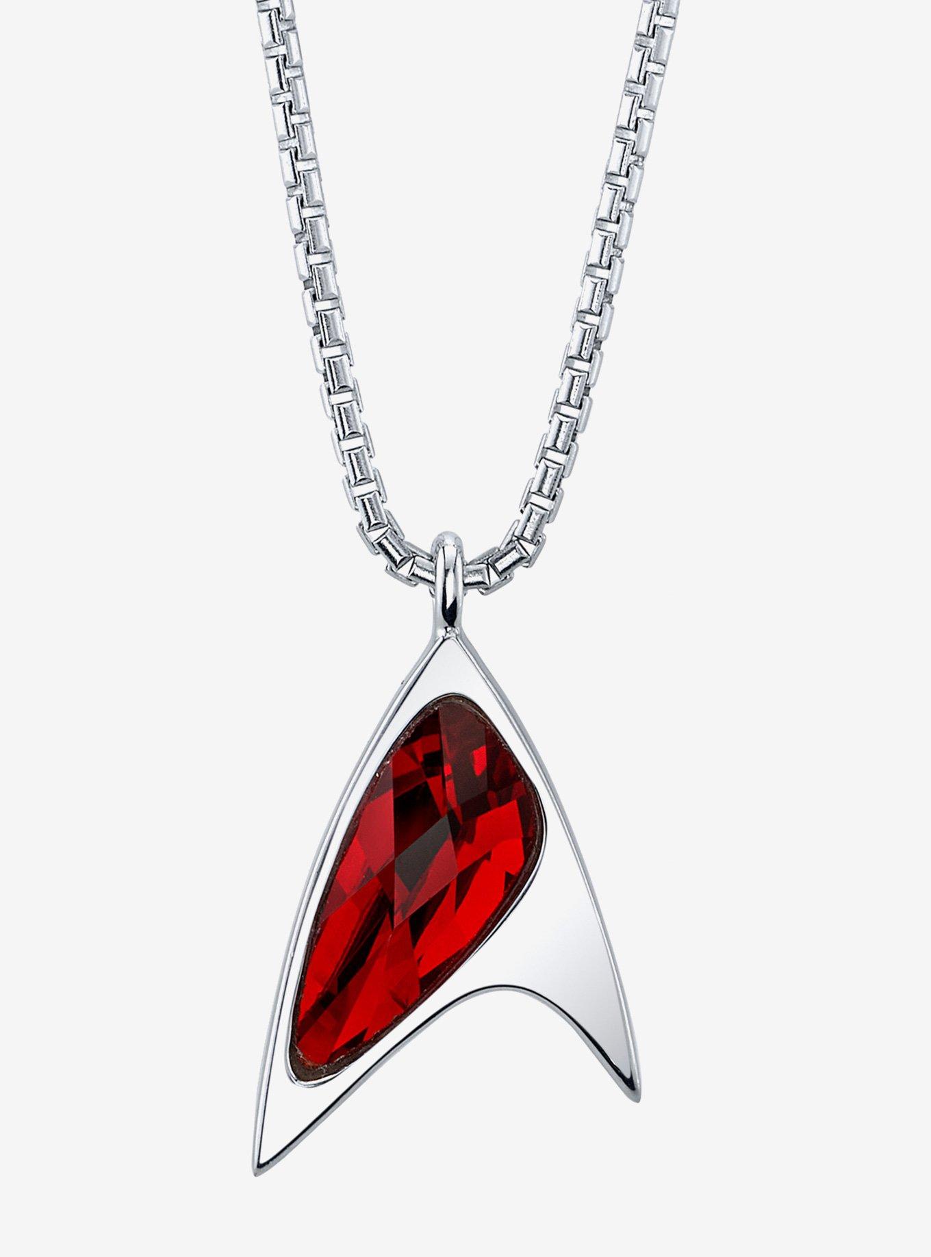 Star Trek X RockLove Crystal Delta Pendant - Red, , hi-res