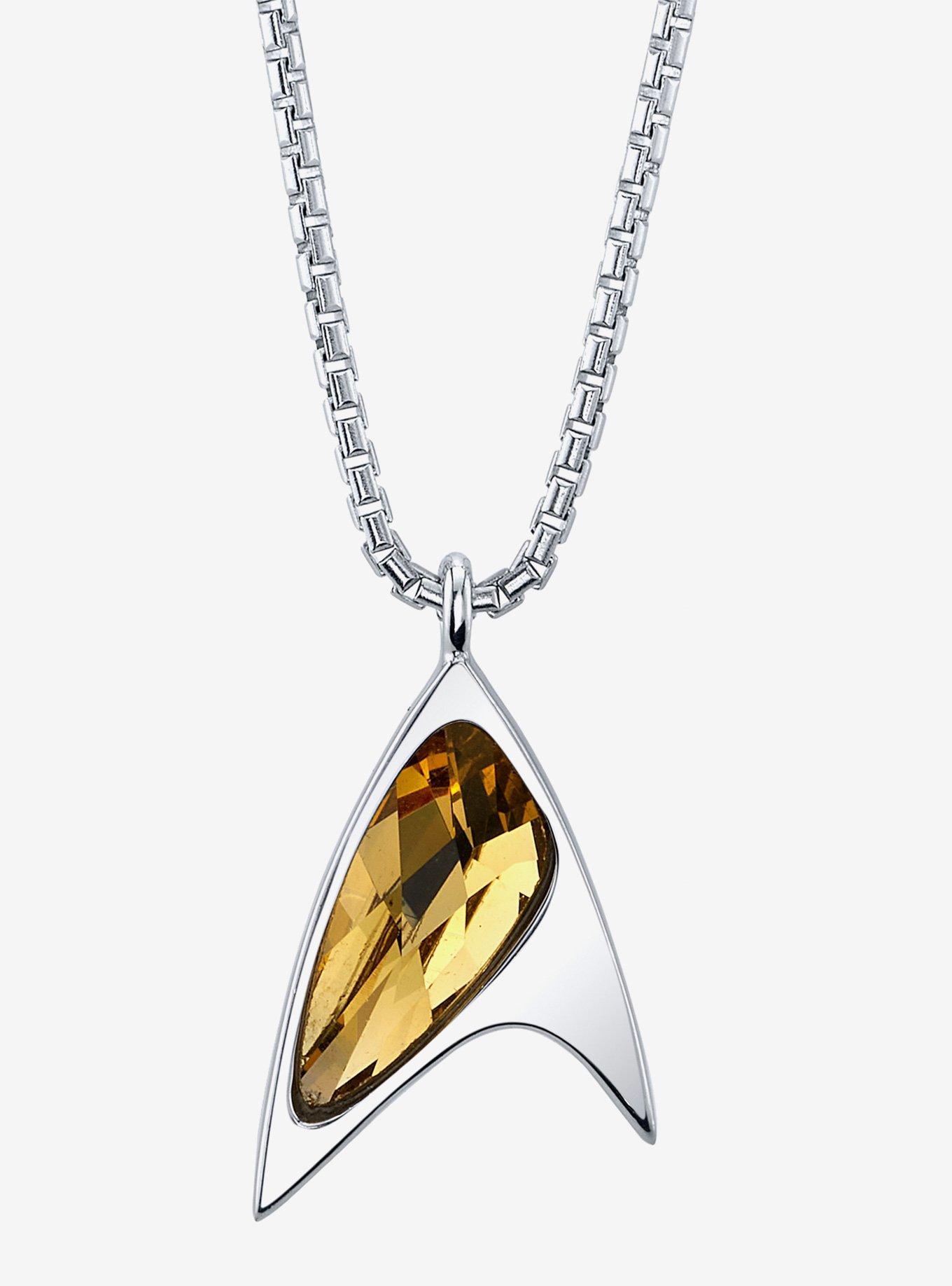 Star Trek X RockLove Crystal Delta Pendant - Yellow, , hi-res