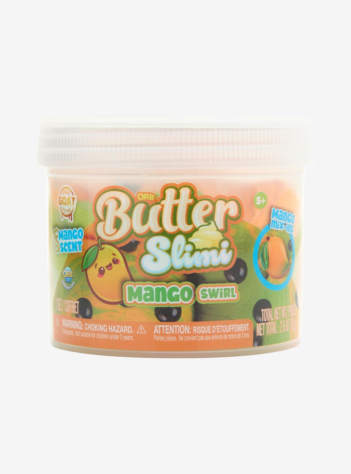 Orb Butter Slimi Mango Swirl Mango Scented Butter Slime, , hi-res