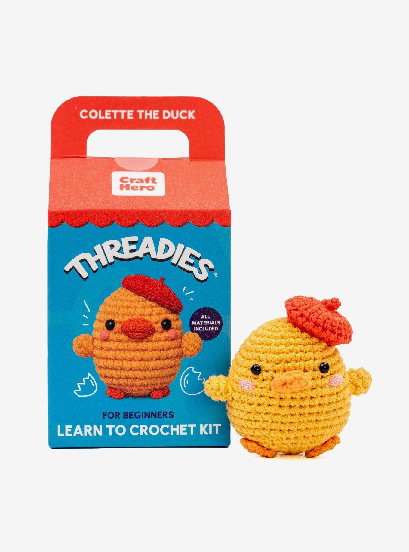Craft Hero Threadies Colette the Duck Learn To Crochet Kit, , hi-res