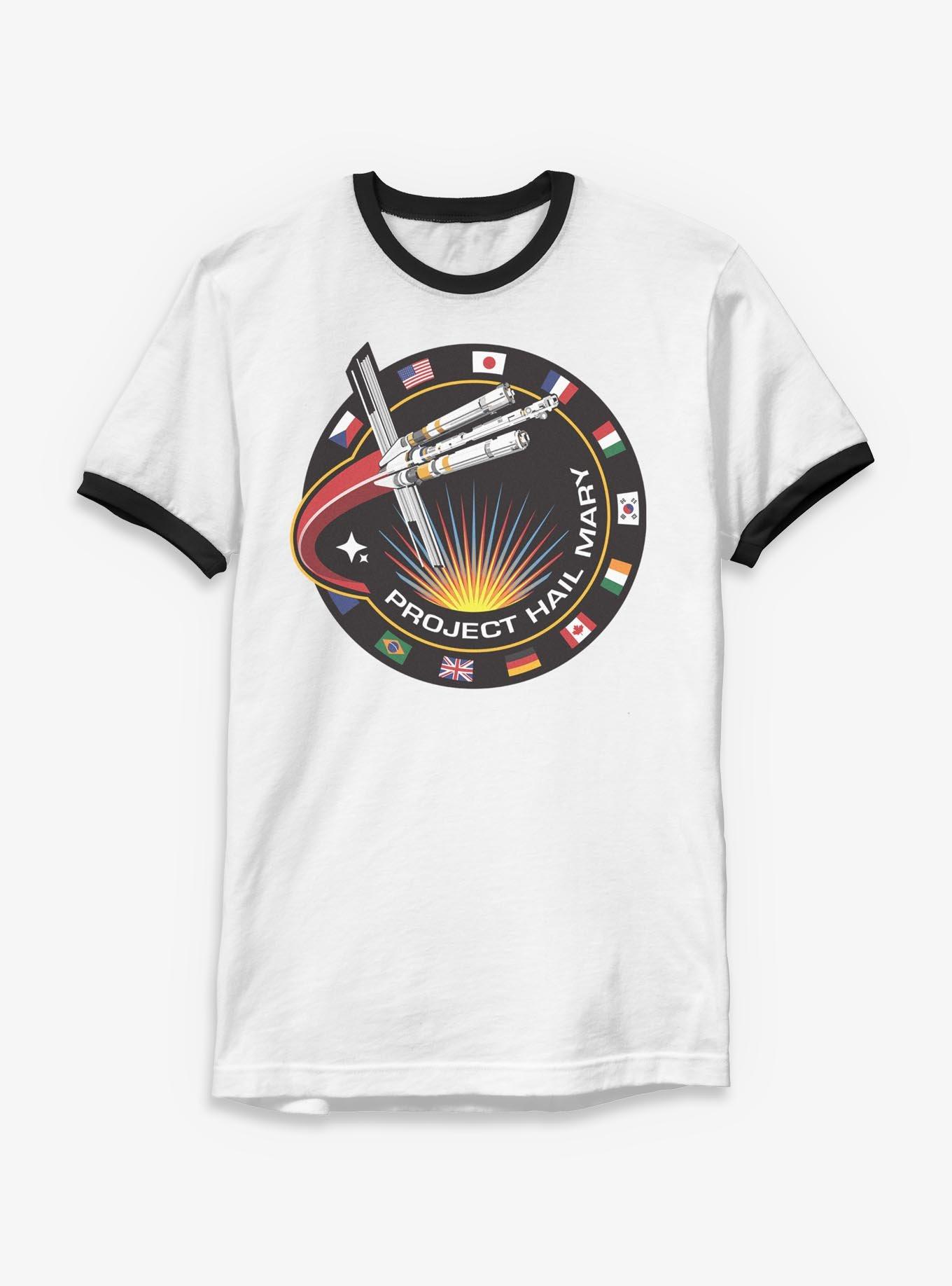 Project Hail Mary Worldwide Logo Ringer T-Shirt - WHITE | BoxLunch