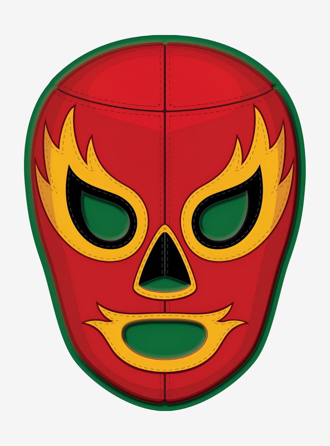 Lucha Libre Red Mask Magnet, , hi-res