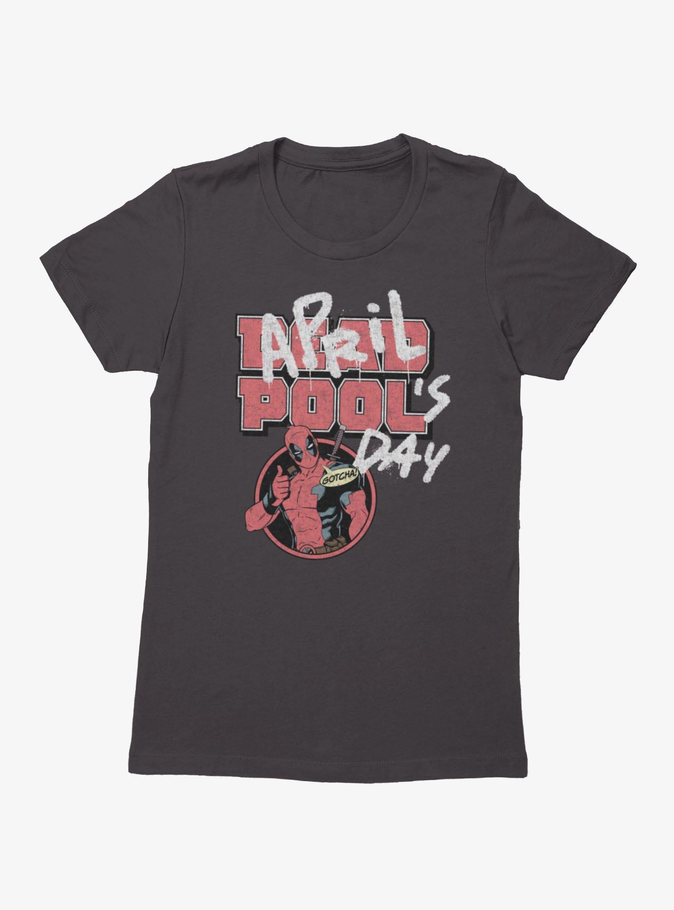 Marvel Deadpool April Pool's Day Gotcha Womens T-Shirt, , hi-res