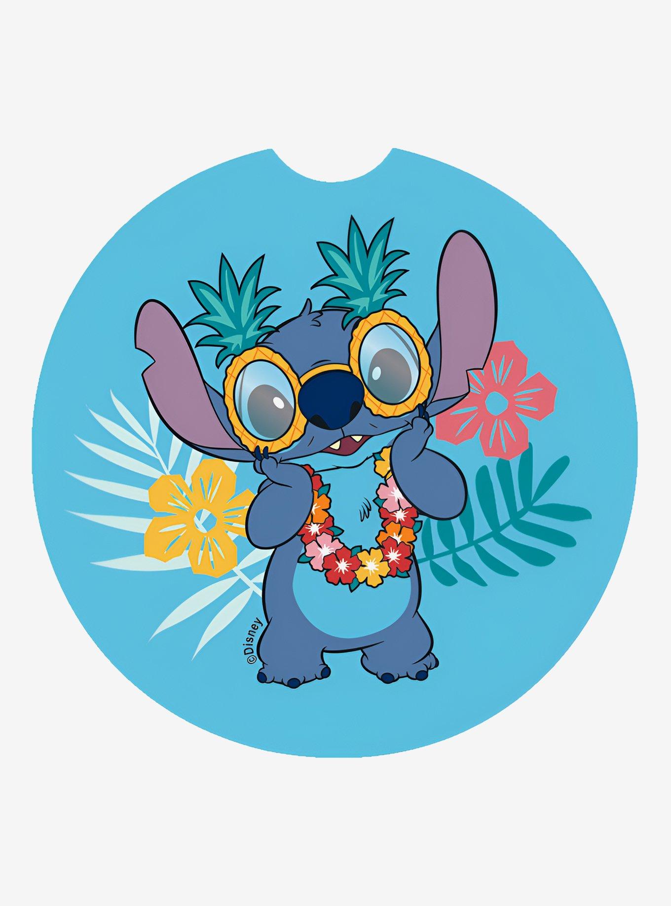 Disney Lilo & Stitch Floral Car Coaster, , hi-res