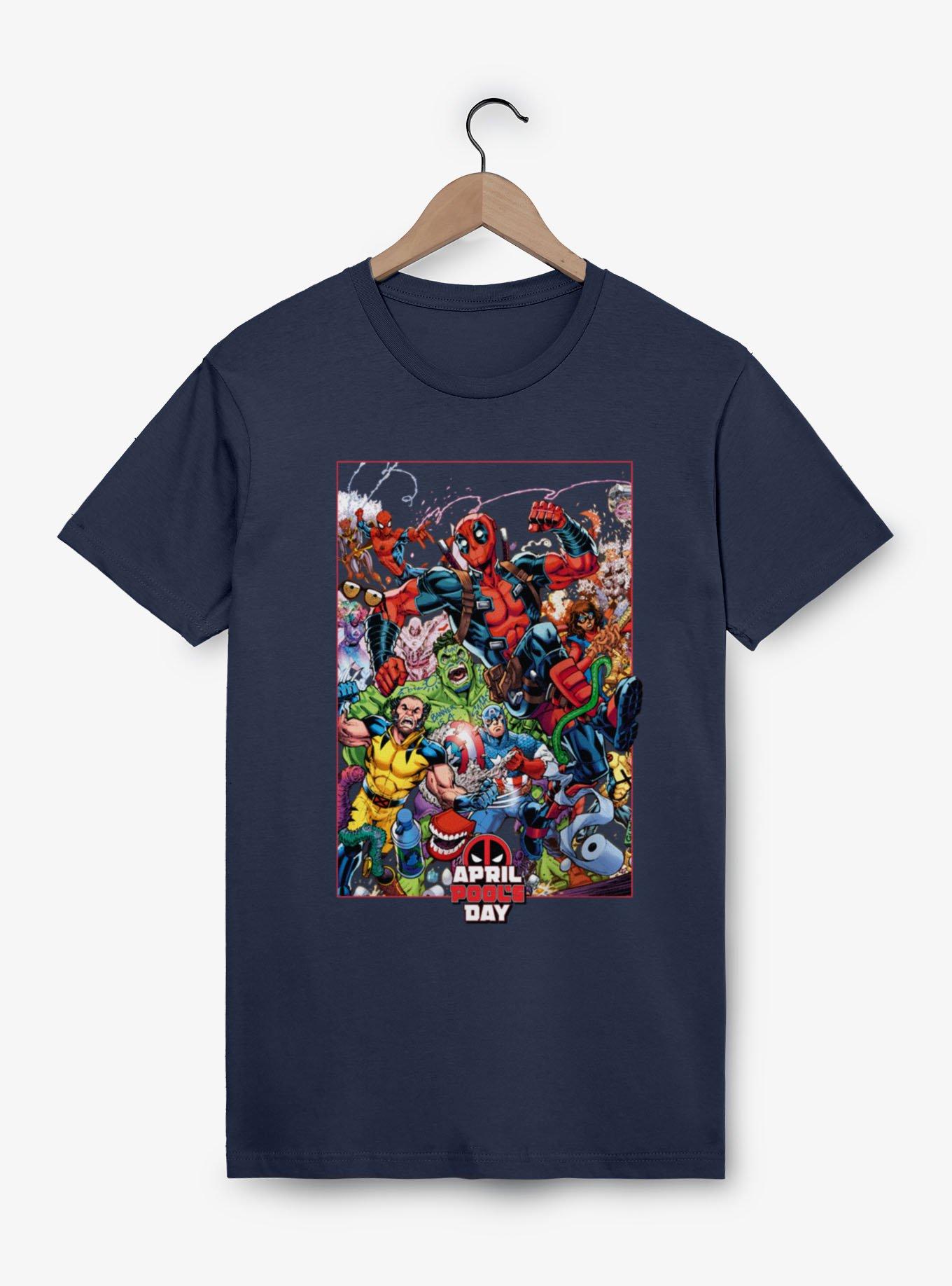 Marvel Deadpool April Pool's Day Marvel Characters Prankster T-Shirt, , hi-res