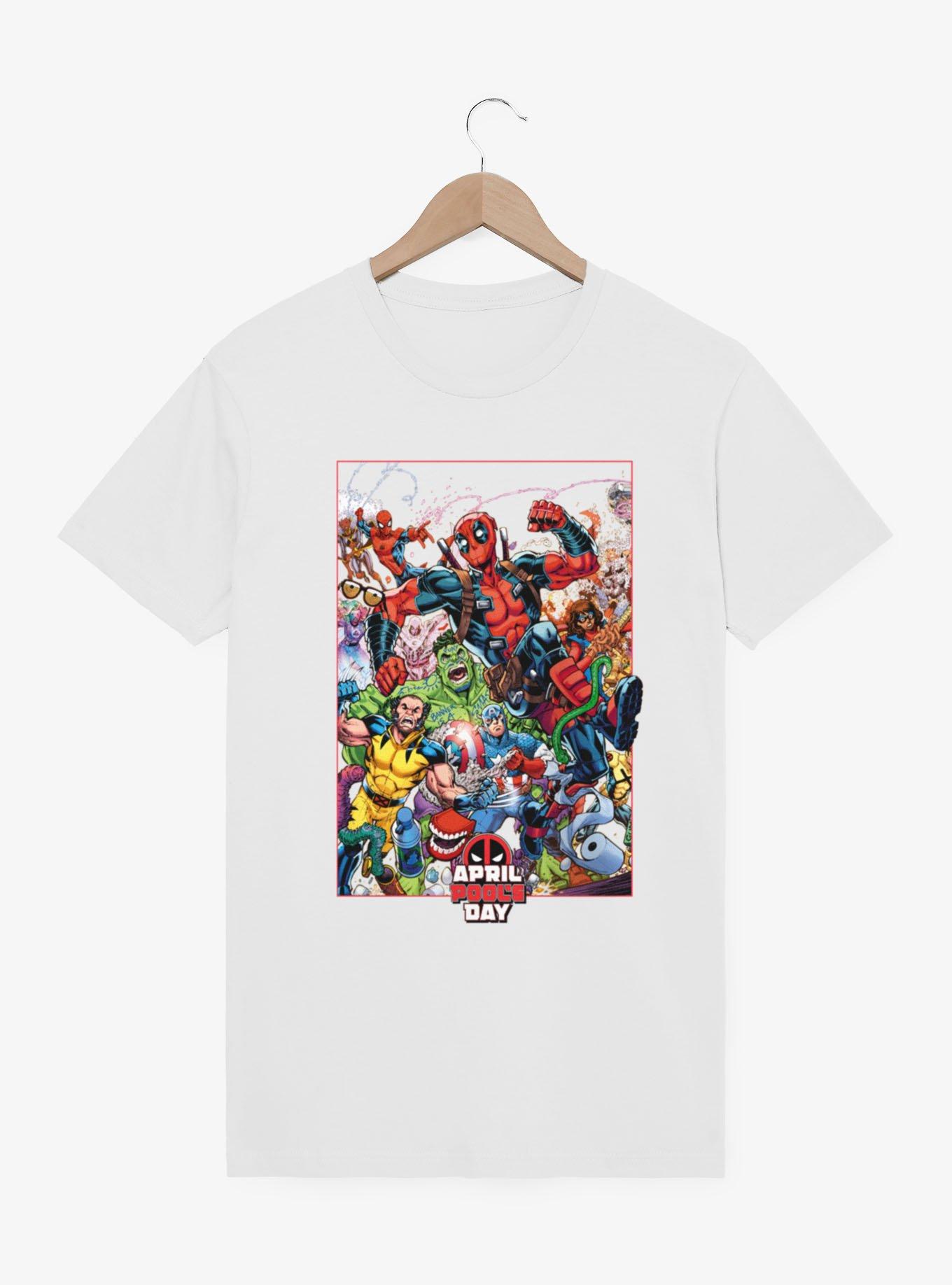 Marvel Deadpool April Pool's Day Marvel Characters Prankster T-Shirt, , hi-res