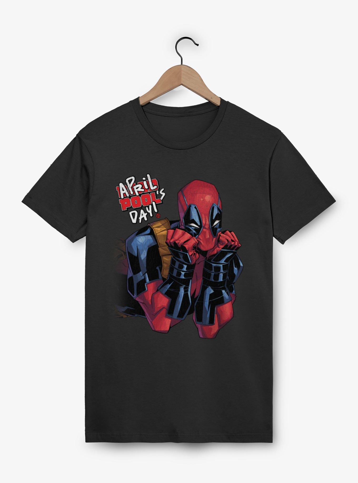 Marvel Deadpool April Pool's Day Cute Stare T-Shirt, , hi-res