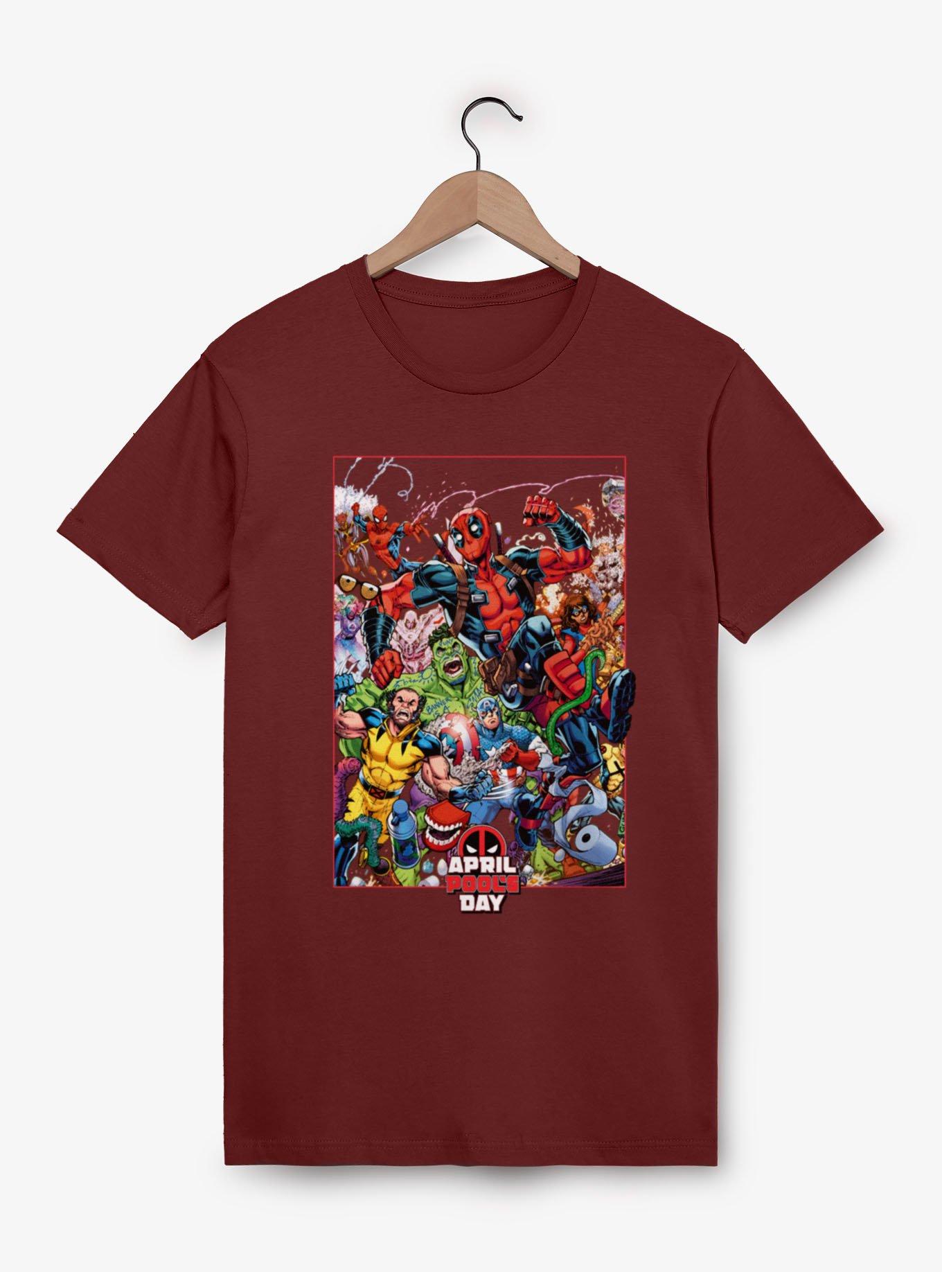 Marvel Deadpool April Pool's Day Marvel Characters Prankster T-Shirt, , hi-res
