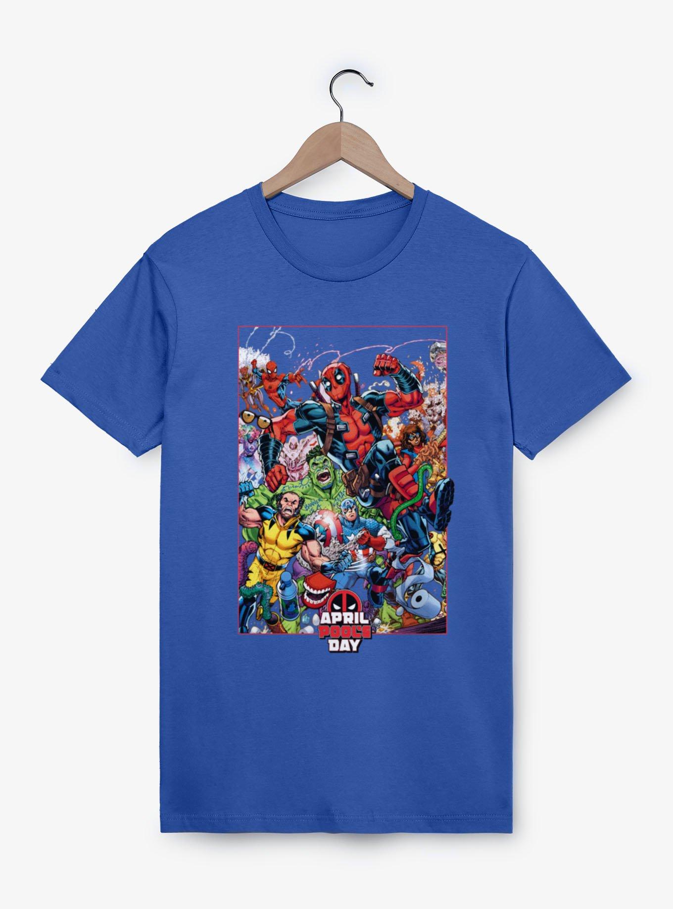 Marvel Deadpool April Pool's Day Marvel Characters Prankster T-Shirt, , hi-res