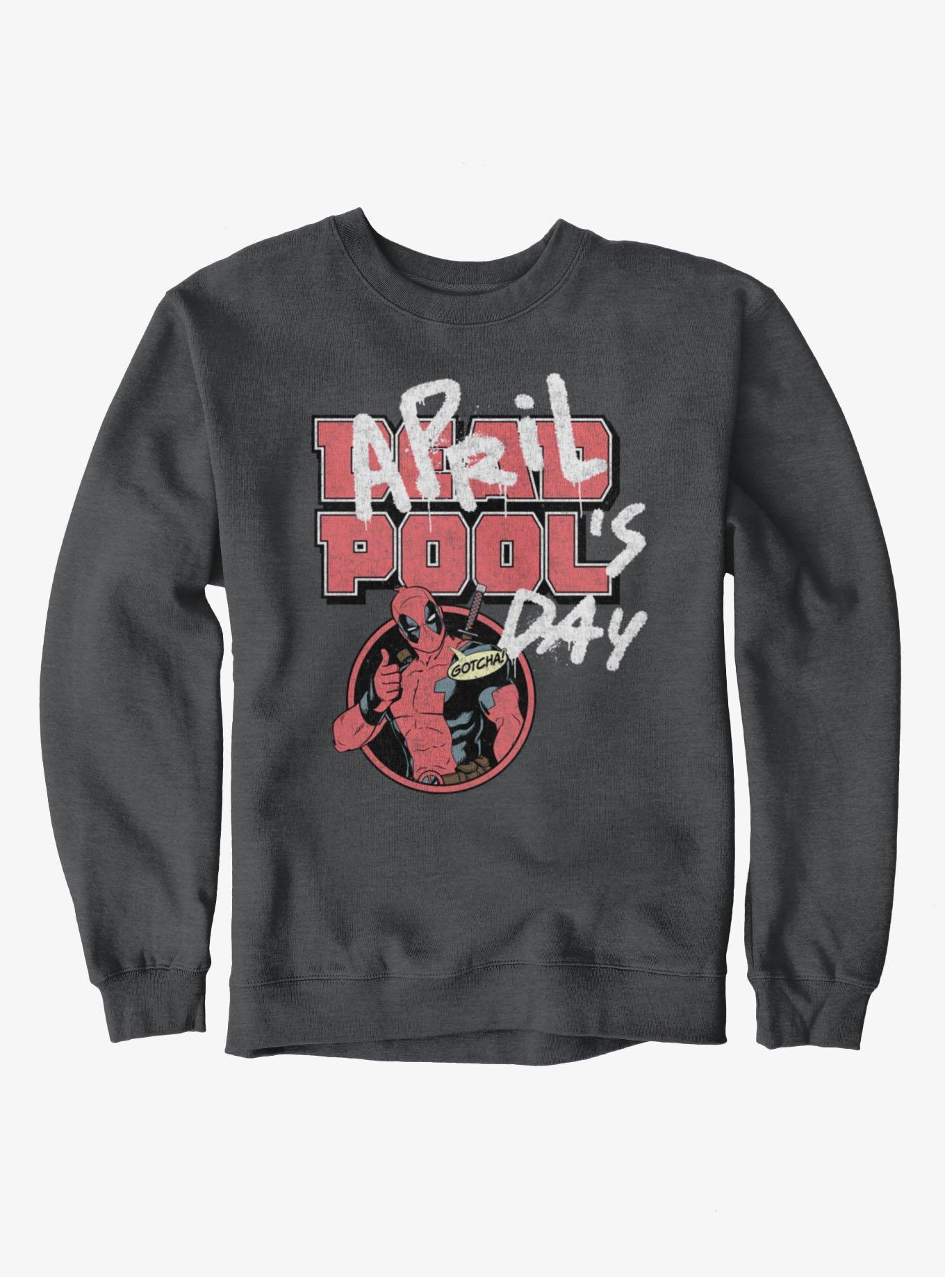 Marvel Deadpool April Pool's Day Gotcha Sweatshirt, , hi-res