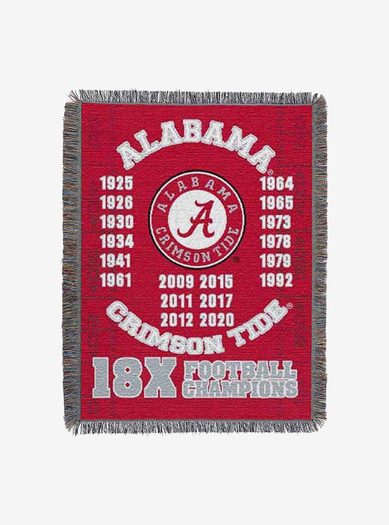NCAA Alabama Commemorative Series Tapestry Throw, , hi-res