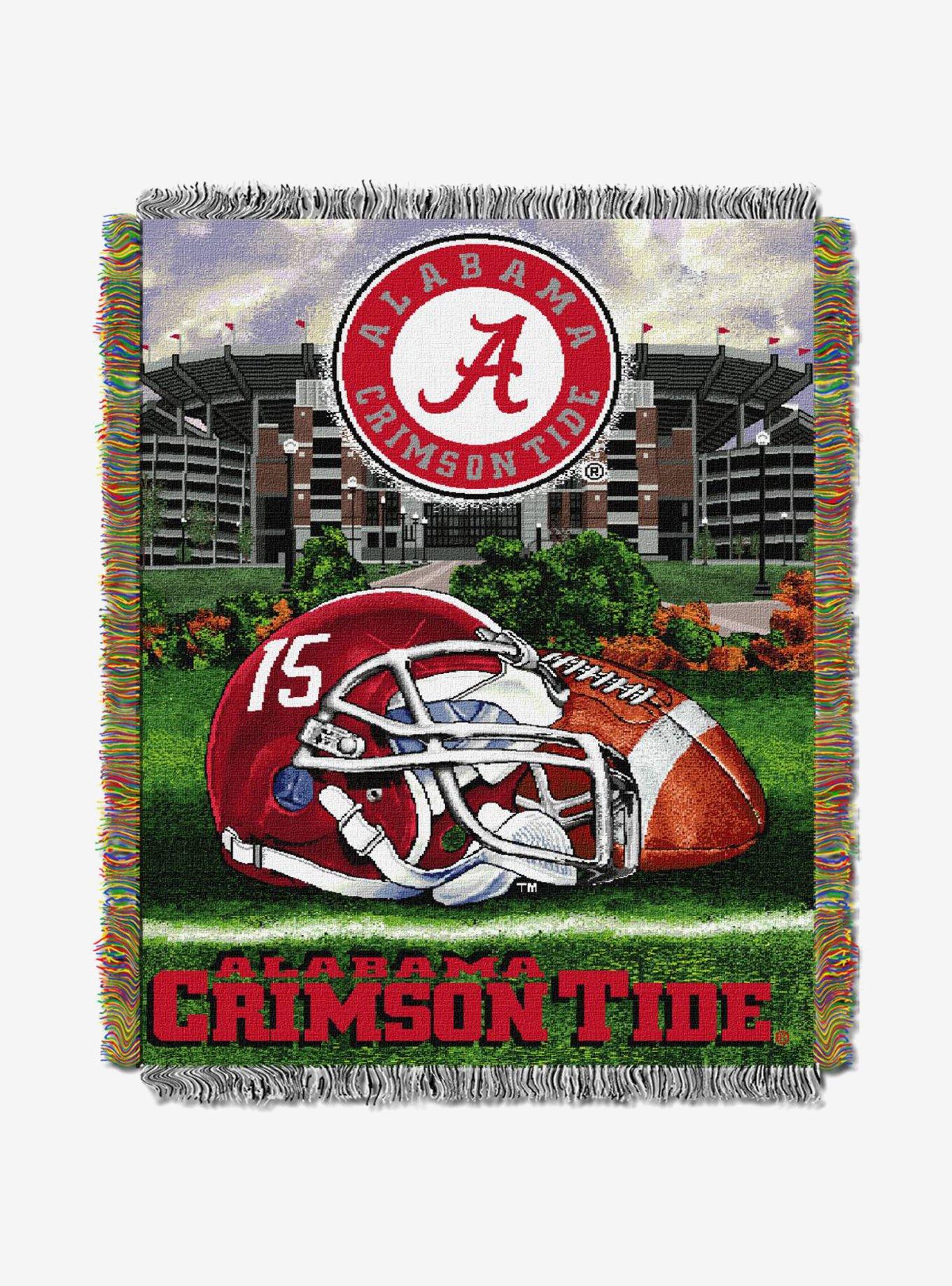NCAA Alabama Homefield Advantage Woven Tapestry Throw Blanket, , hi-res