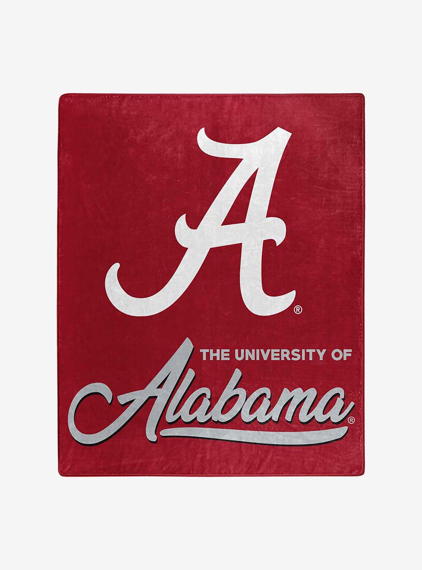 NCAA Alabama Signature Raschel Throw Blanket, , hi-res