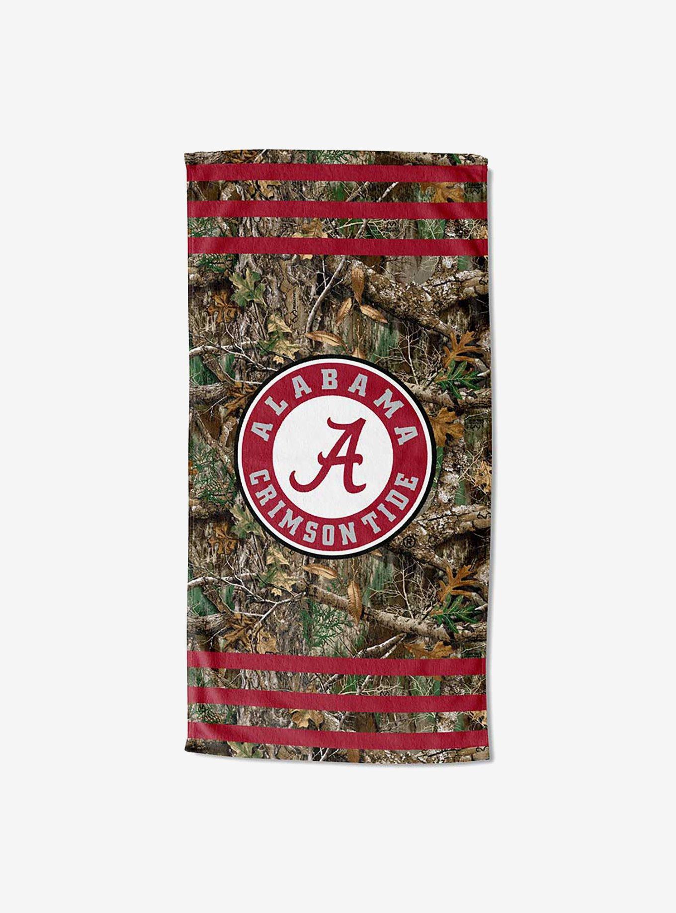 NCAA Alabama Realtree Stripes Beach Towel