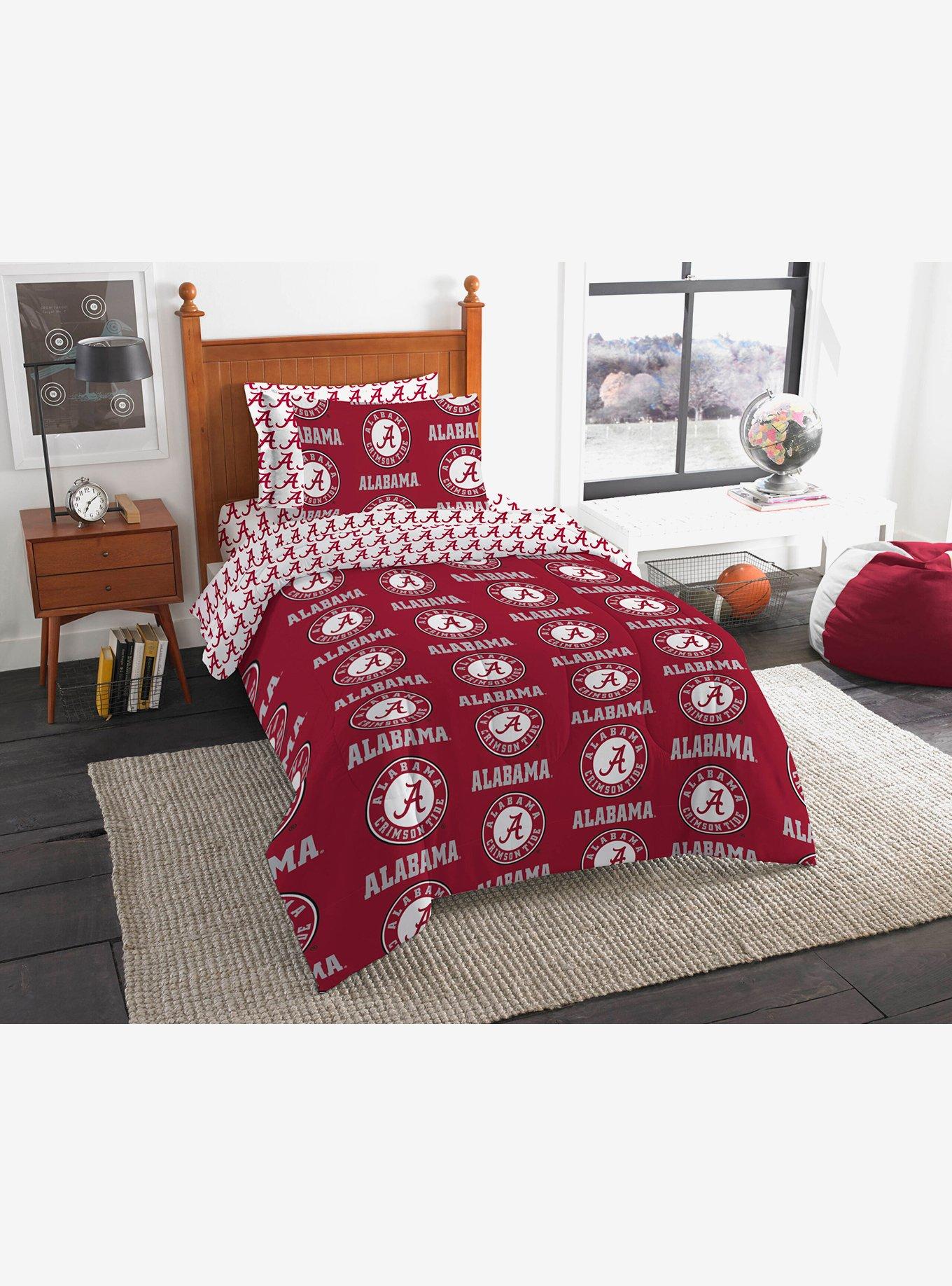 NCAA Alabama Rotary 5PC Twin Bed In Bag Set, , hi-res