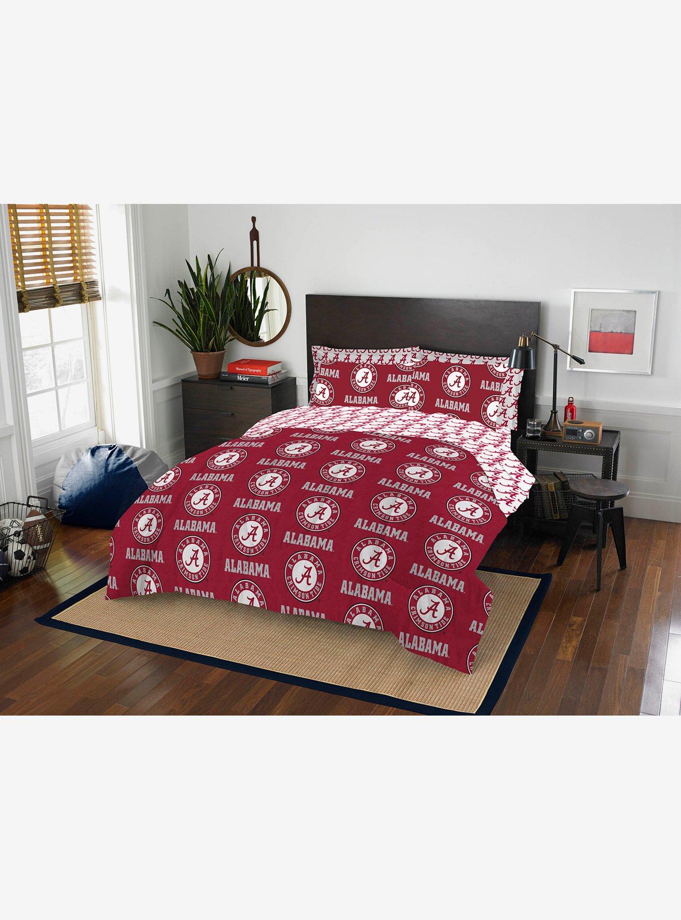 NCAA Alabama Rotary 7PC Full Bed In Bag Set