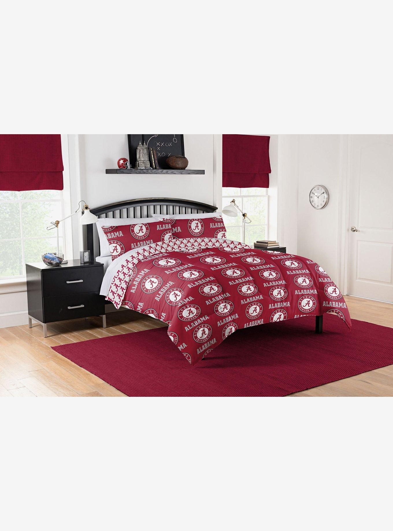 NCAA Alabama Crimson Tide Rotary Queen Bed In A Bag Set, , hi-res