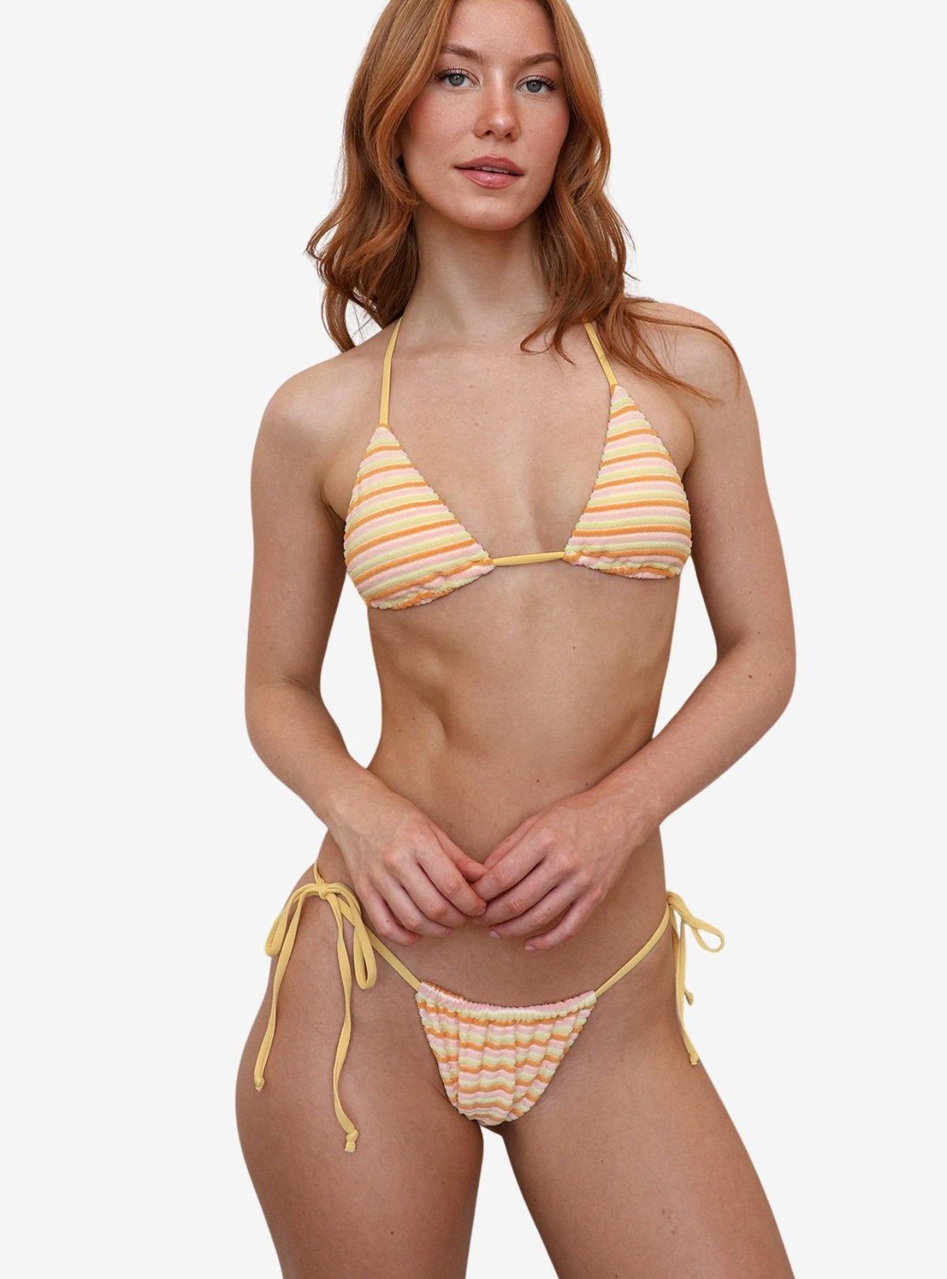 Dippin' Daisy's Flop Mori Super Cheeky Bikini Bottom, ORANGE, hi-res