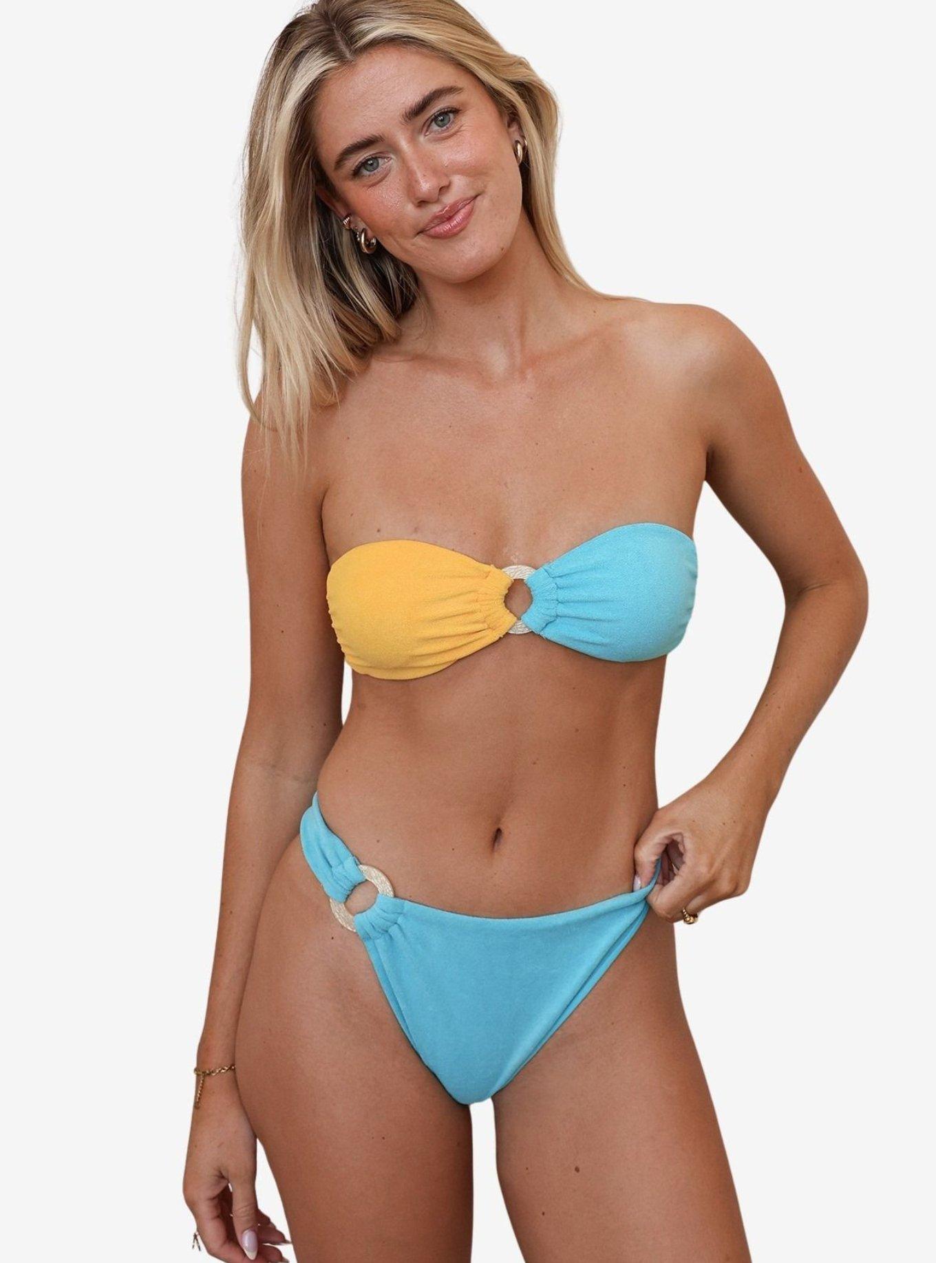 Dippin' Daisy's Terry Dive In Super Cheeky Bikini Bottom, , hi-res