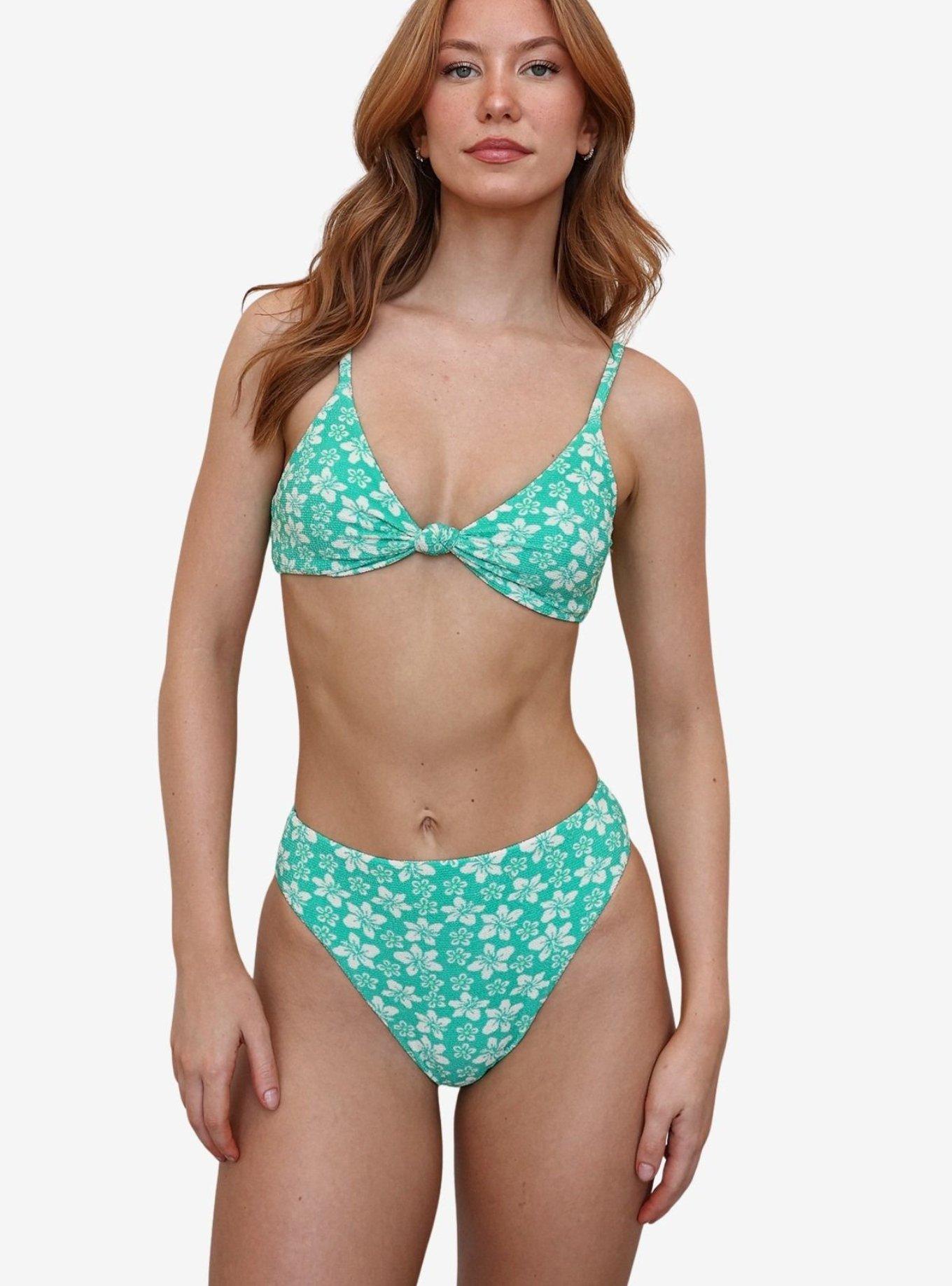 Dippin' Daisy's Paradise Zen Knotted Triangle Bikini Top, , hi-res