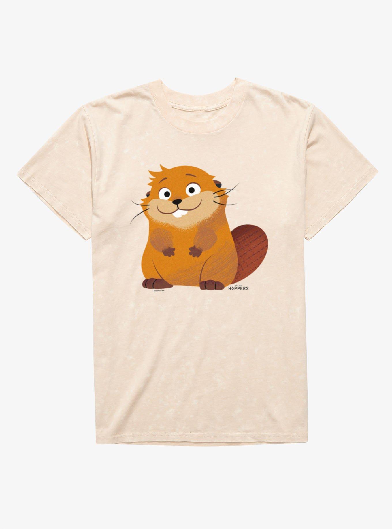 Disney Pixar Hoppers Smiling Mabel Beaver Mineral Wash T-Shirt, , hi-res