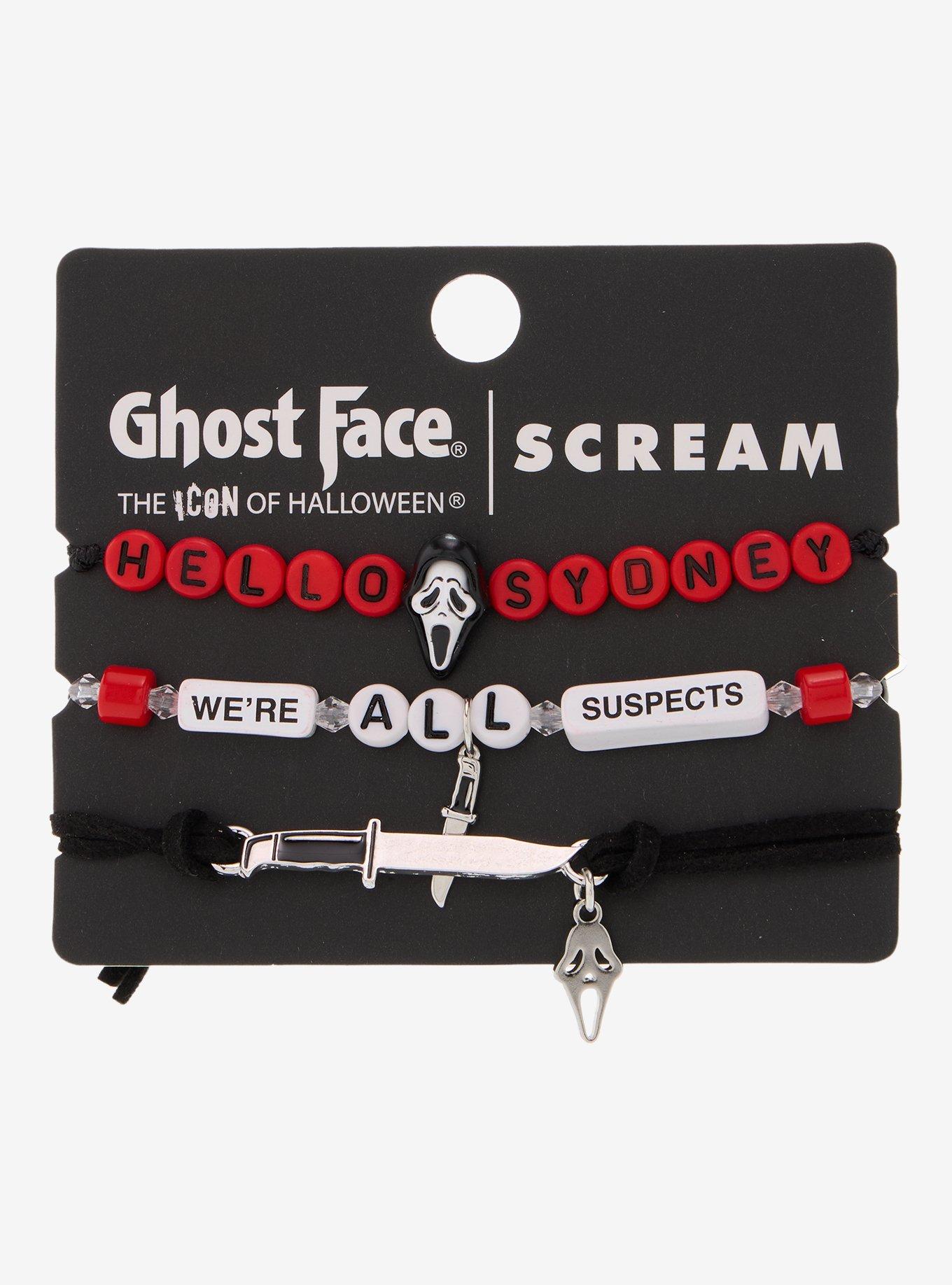 Ghost Face Quote Bracelet Set, , hi-res