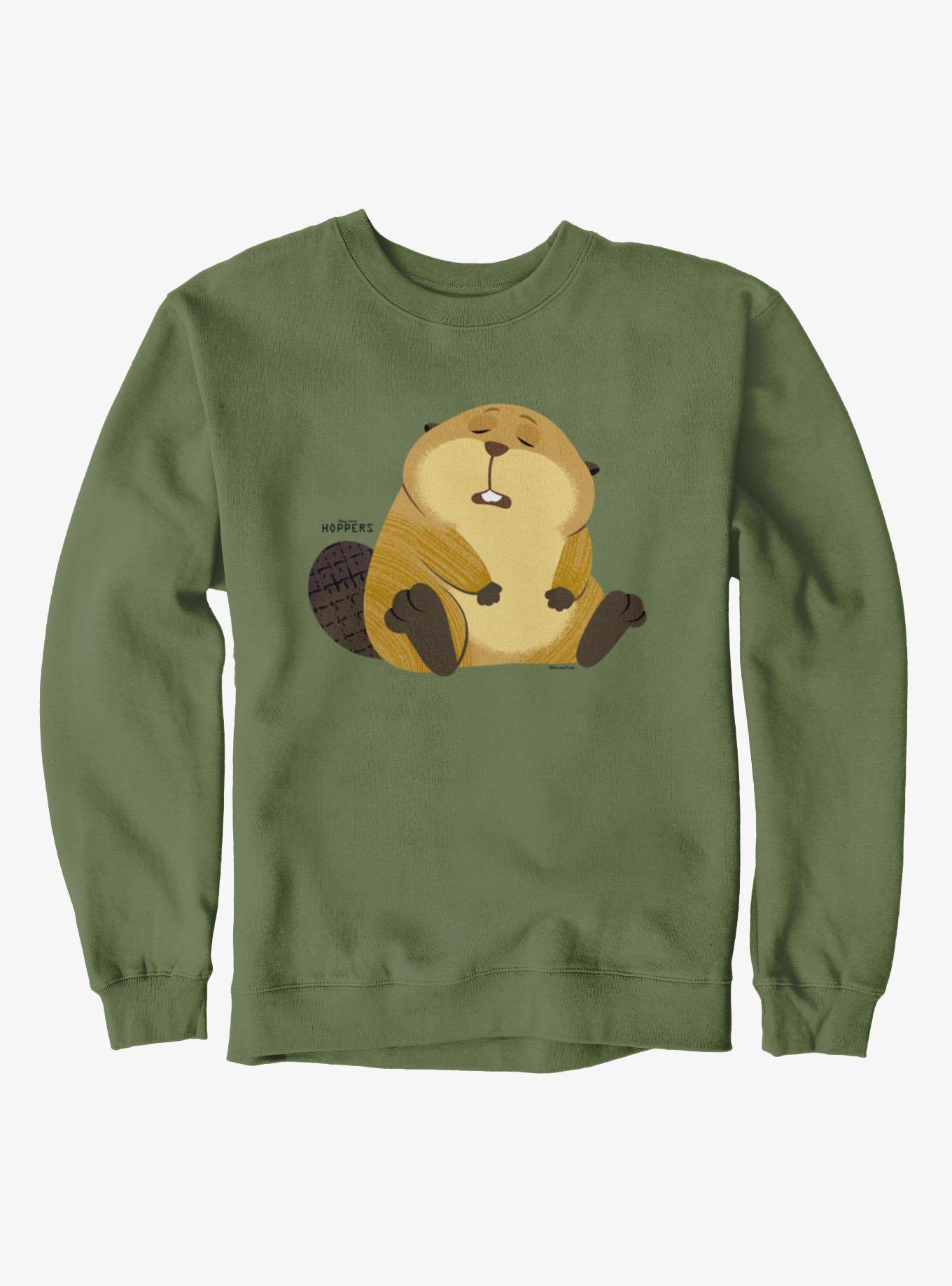 Disney Pixar Hoppers Sleepy Loaf Beaver Sweatshirt