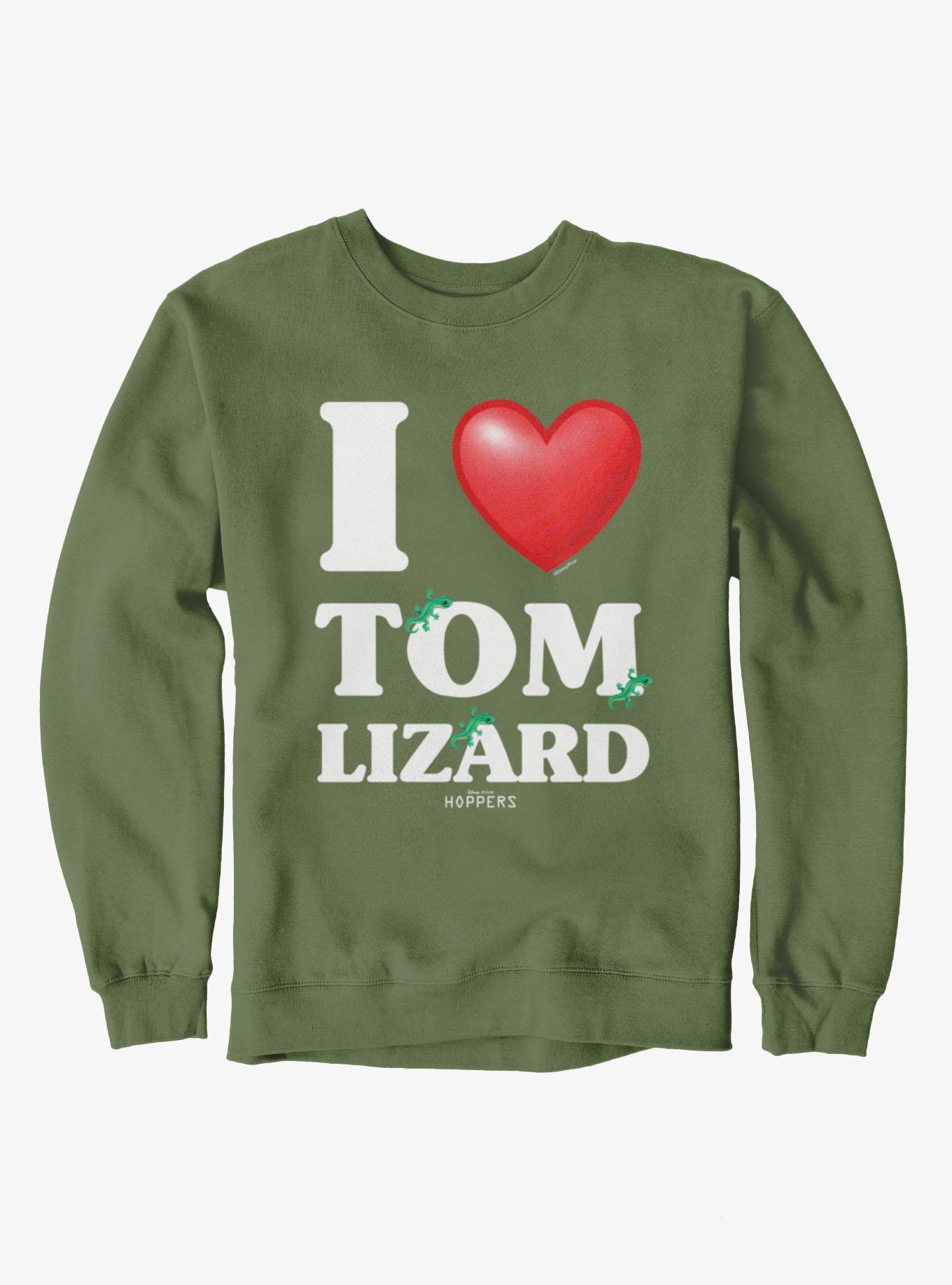 Disney Pixar Hoppers I Heart Tom Lizard Sweatshirt, , hi-res