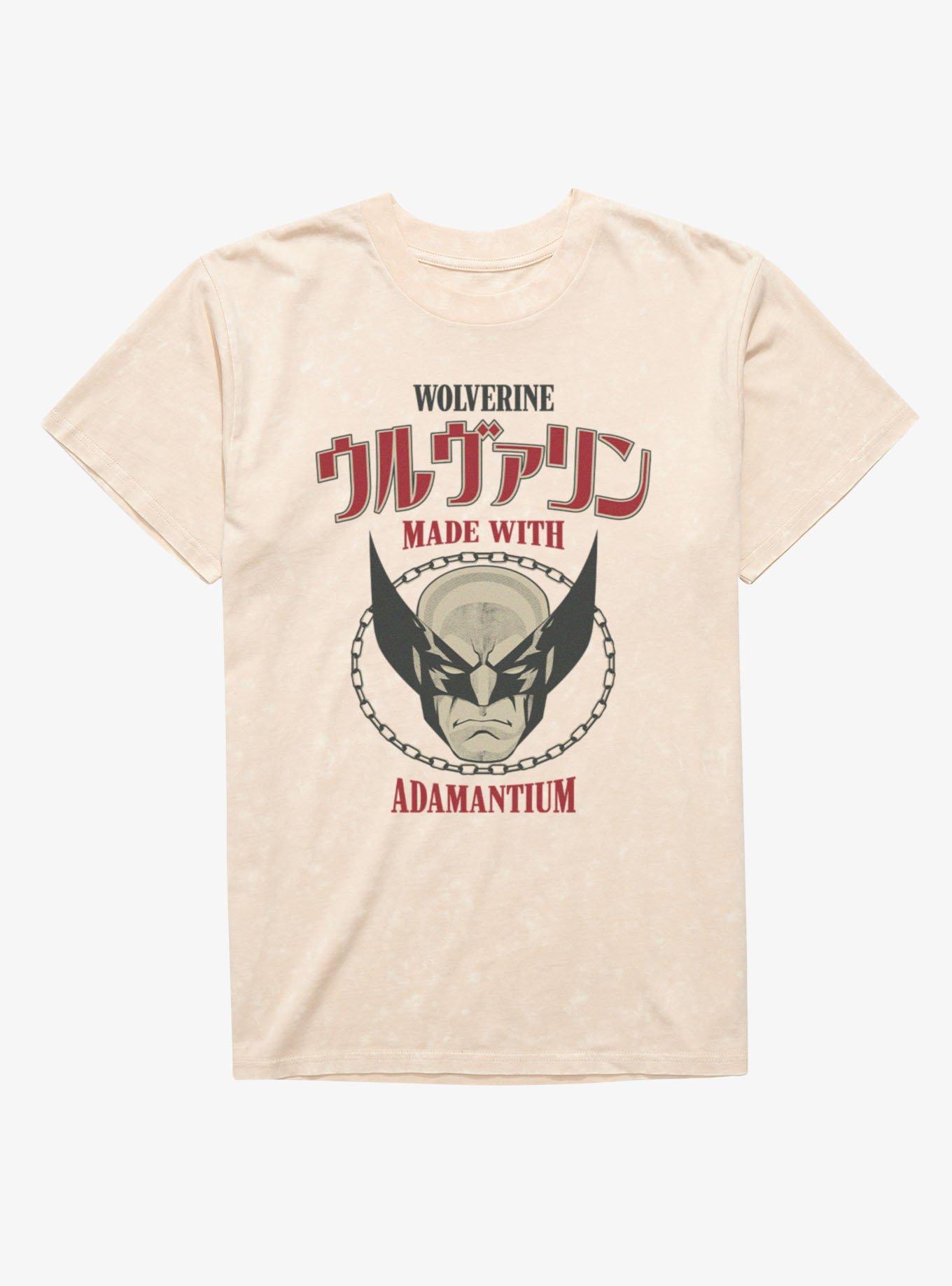 Marvel X-Men Comics Wolverine Made With Adamantium T-Shirt, NATURAL MINERAL WASH, hi-res