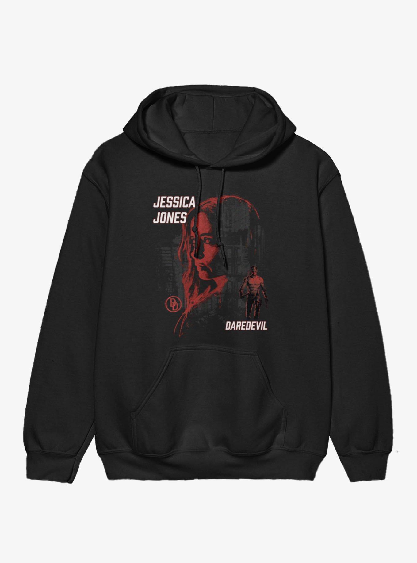 Marvel Daredevil Born Again Jessica Jones Is Watching Hoodie, , hi-res
