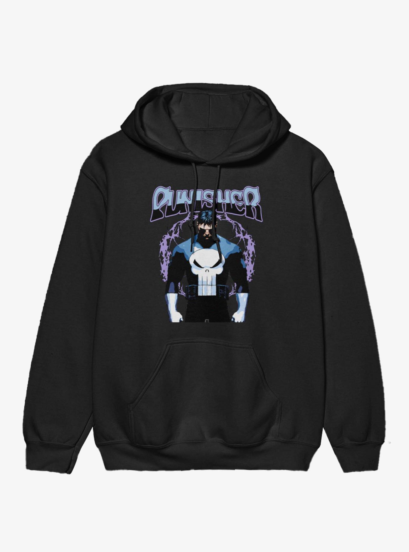 Marvel Punisher Purple Circle Hoodie, , hi-res