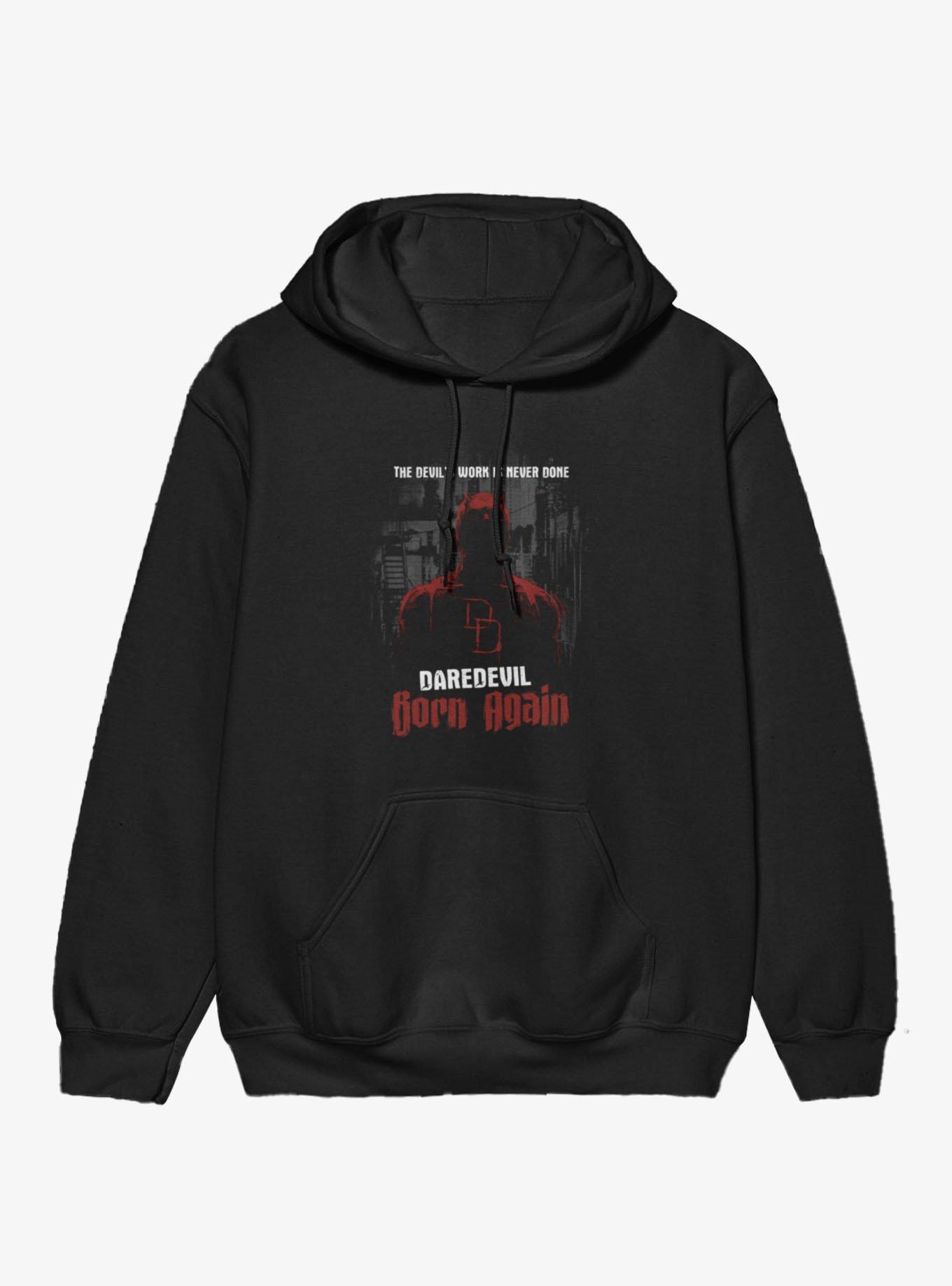 Marvel Daredevil Born Again Work Is Never Done Hoodie, , hi-res