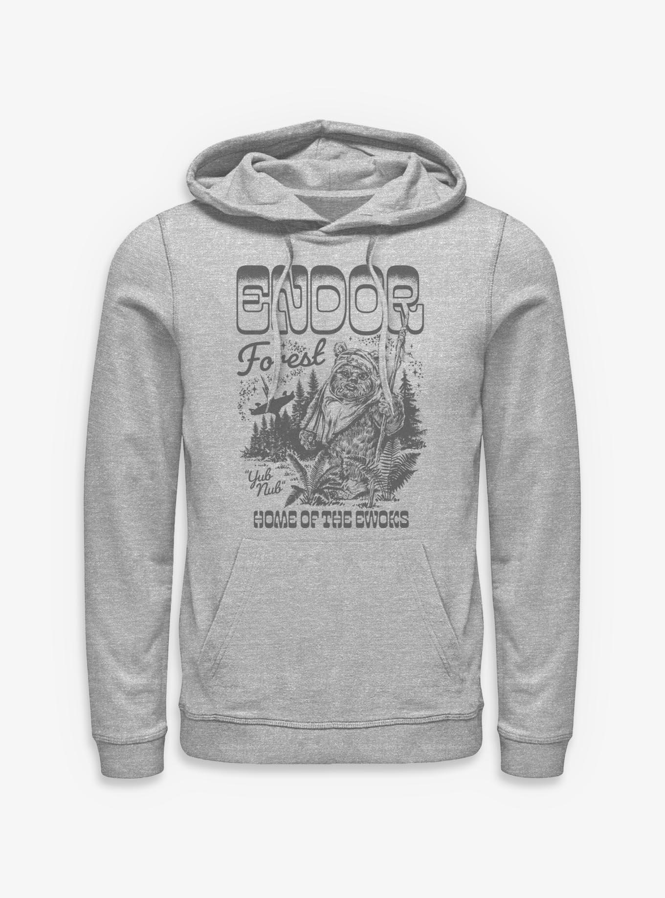 Star Wars Endor Forest Home Of The Ewoks Hoodie Hot Topic Exclusive, , hi-res