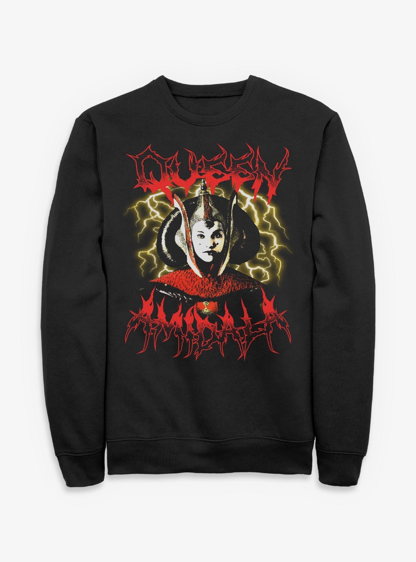 Star Wars Padme Queen Amidala Rock Sweatshirt Hot Topic Exclusive, , hi-res