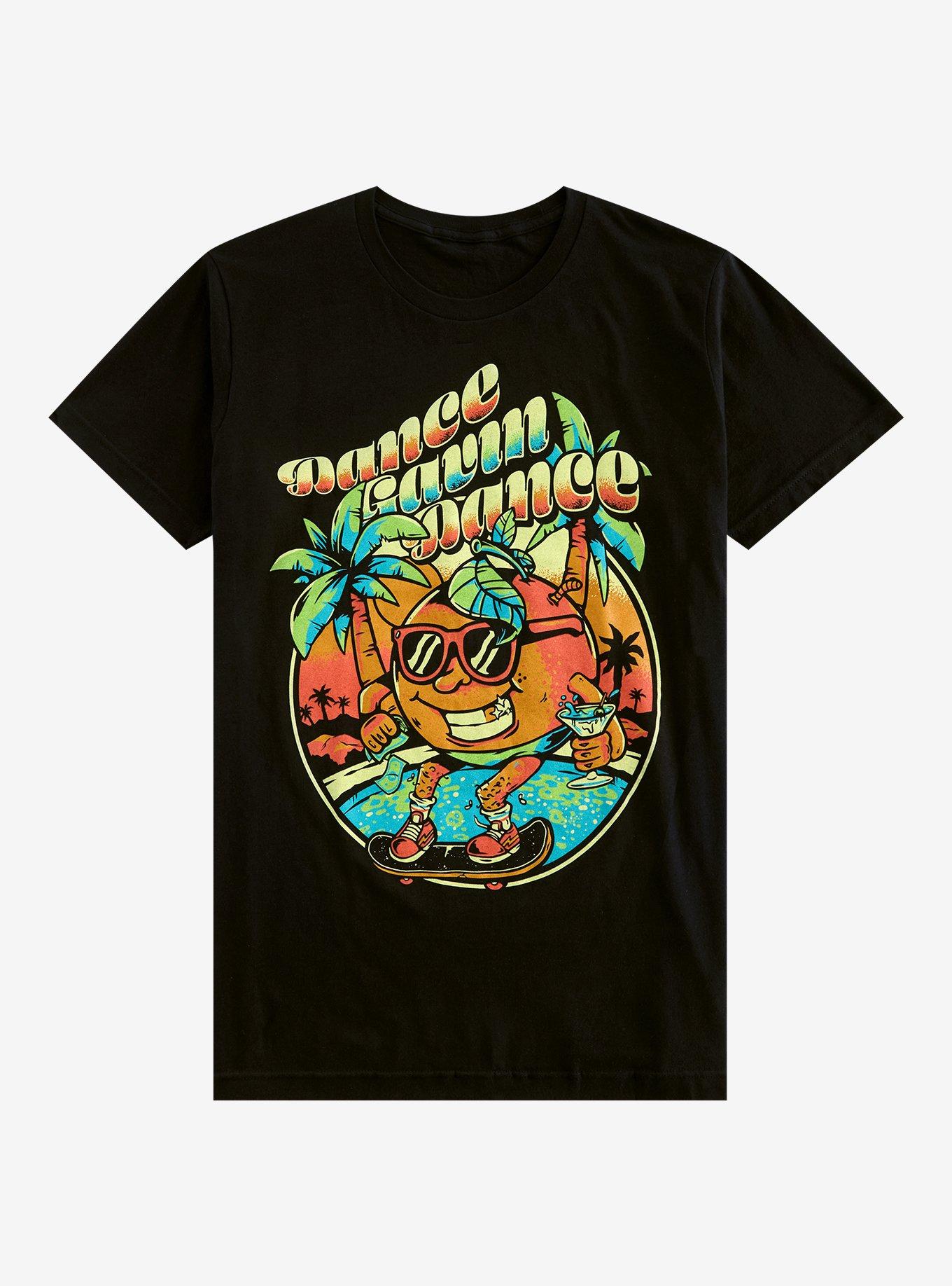 Dance Gavin Dance Orange Palm Tree T-Shirt, , hi-res