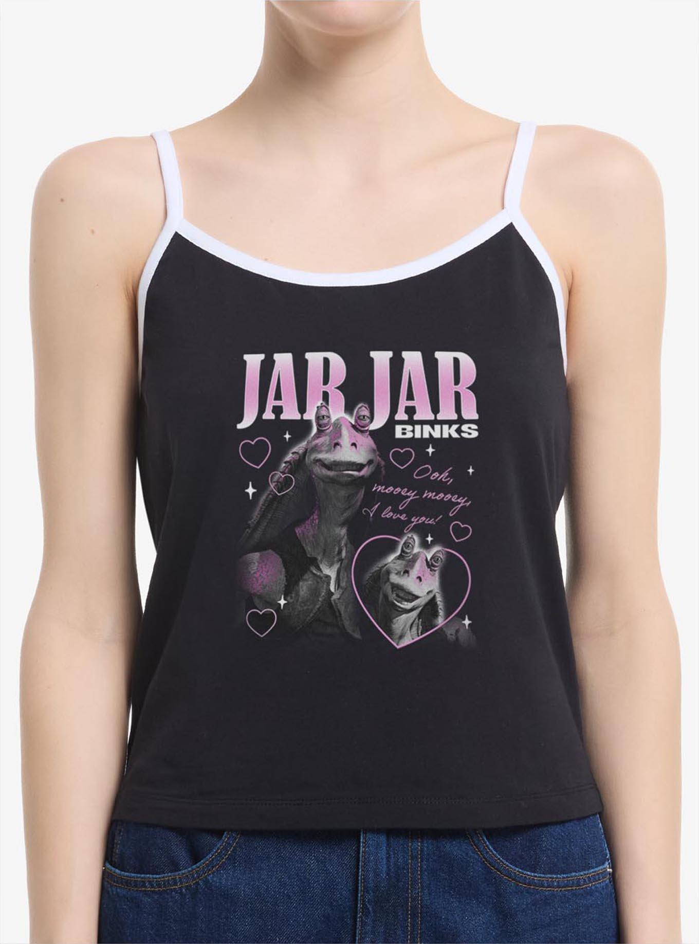 Star Wars Jar Jar Binks Loves You Womens Cami Tank Top Her Universe Exclusive, , hi-res