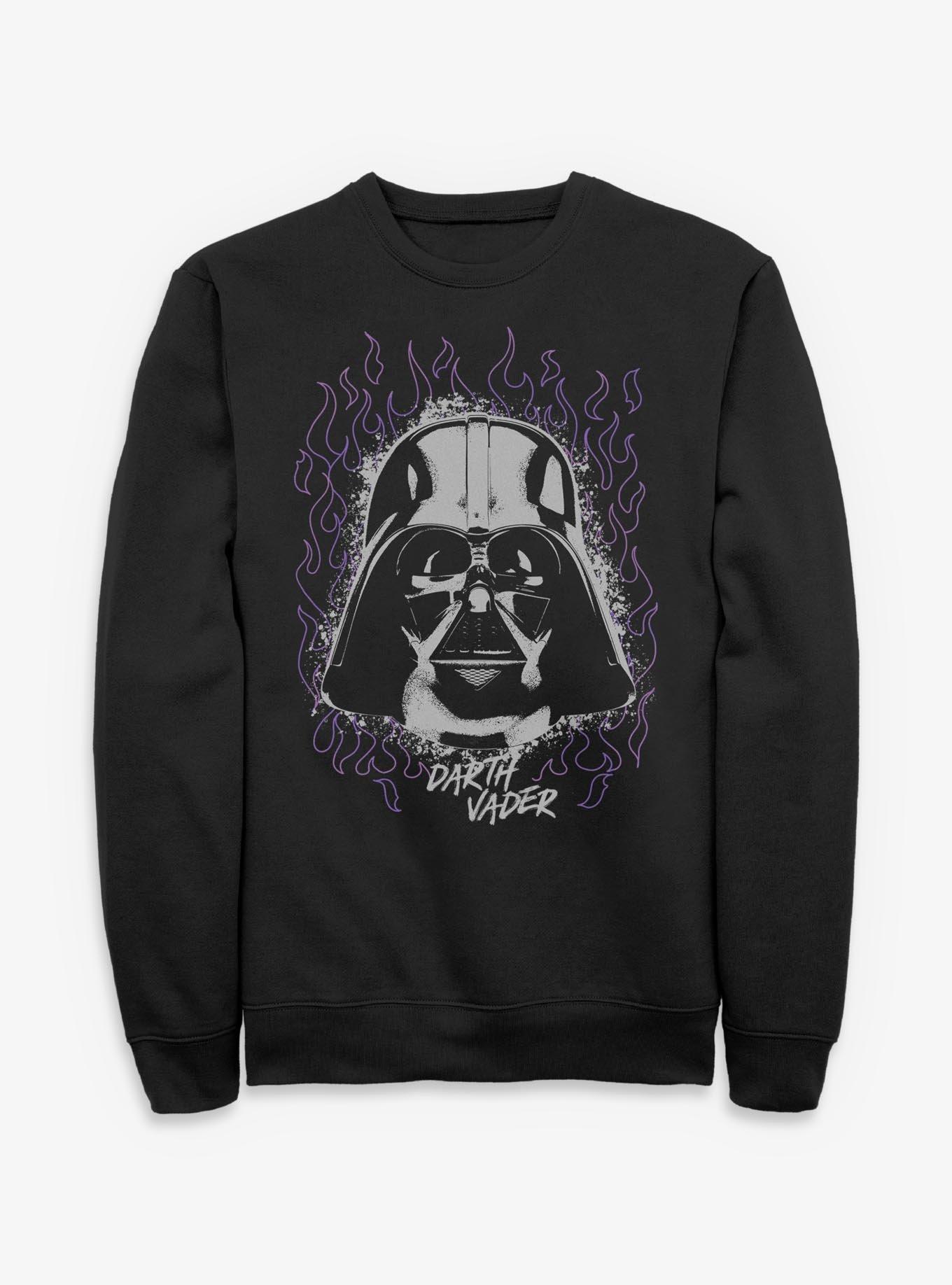 Star Wars Fire Darth Vader Sweatshirt BoxLunch Exclusive, , hi-res