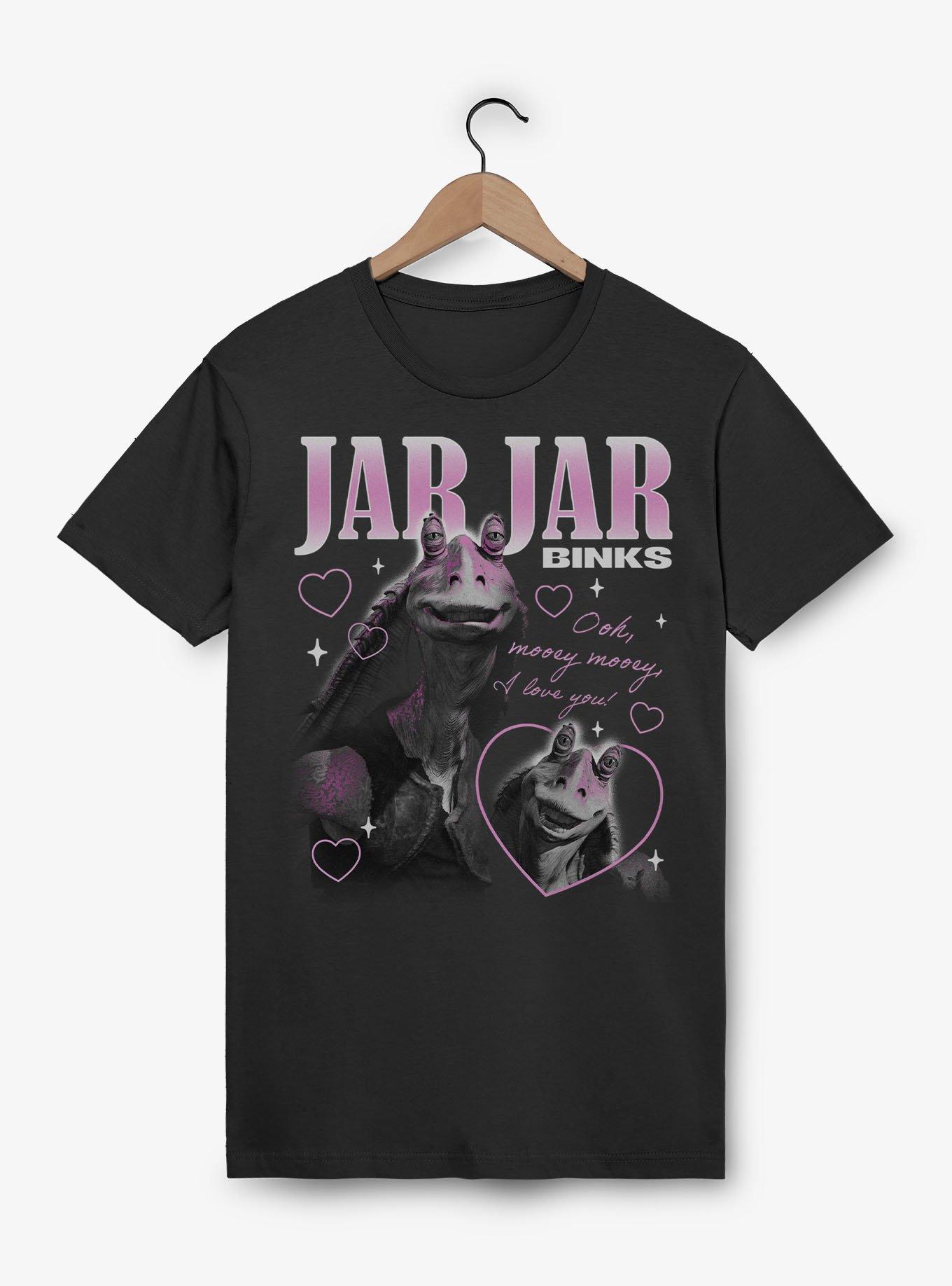 Star Wars Jar Jar Binks Loves You T-Shirt BoxLunch Exclusive, , hi-res
