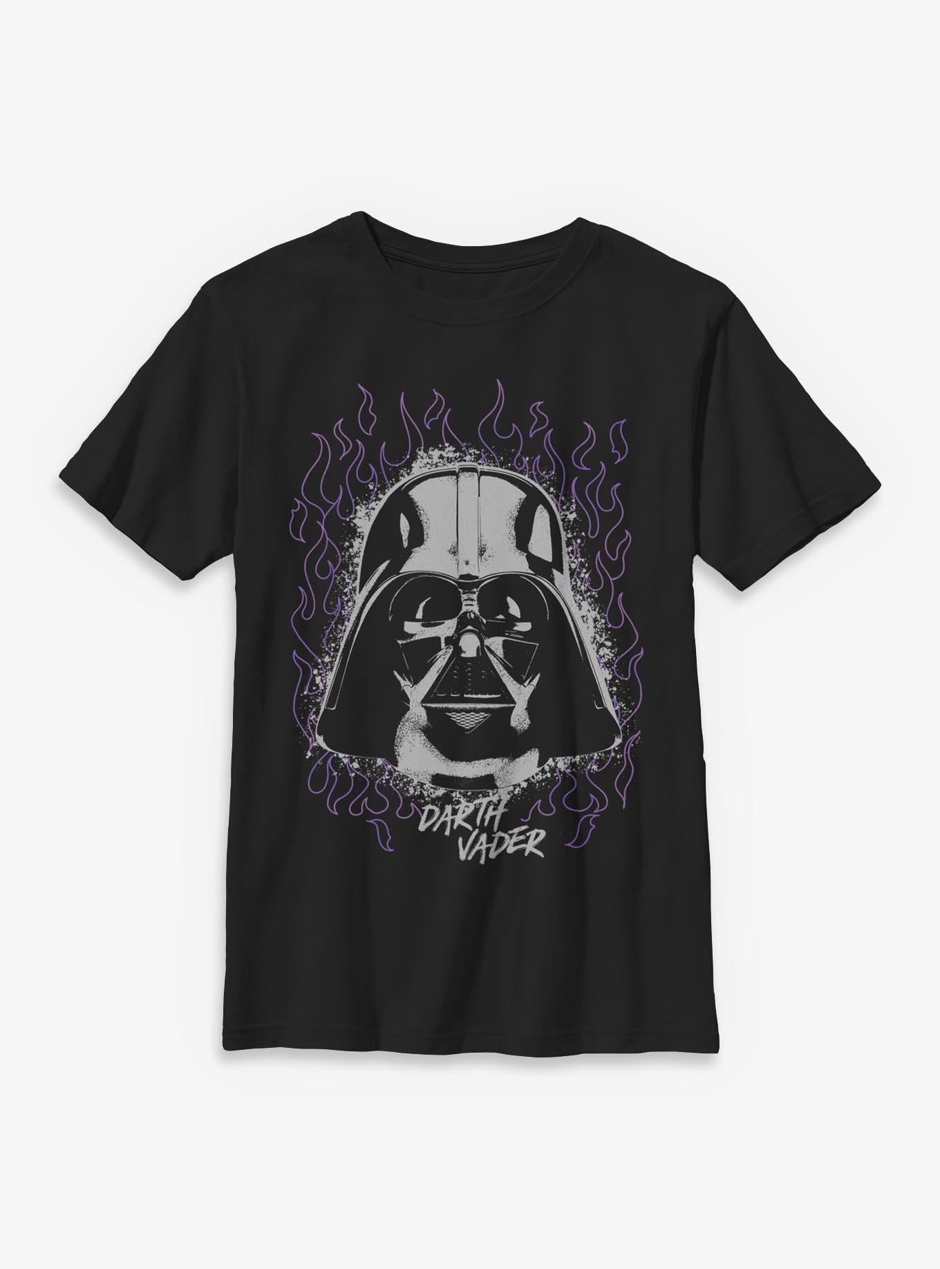 Star Wars Fire Darth Vader Youth T-Shirt BoxLunch Exclusive, , hi-res