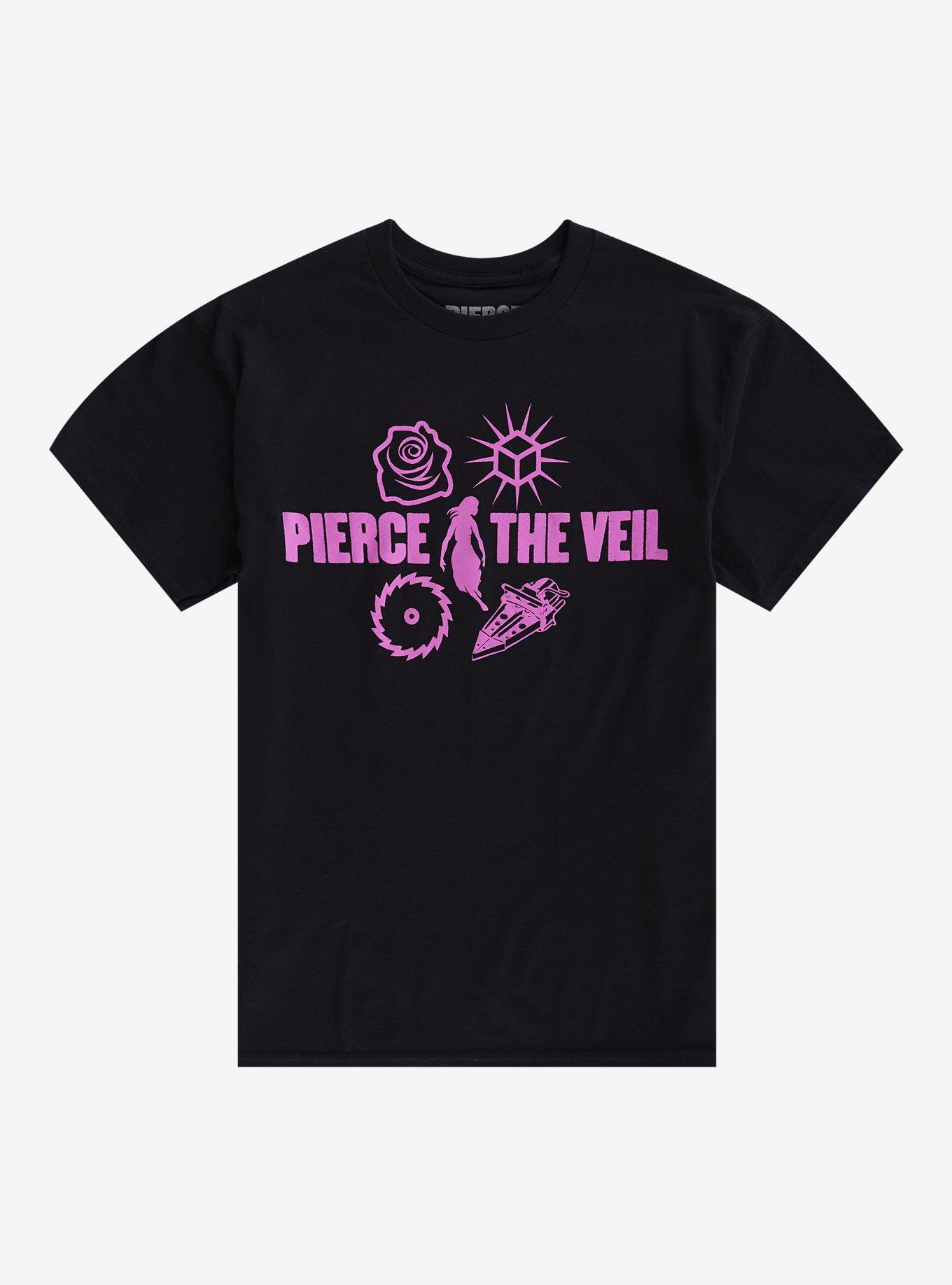 Pierce The Veil Pink Era Icons T-Shirt, , hi-res