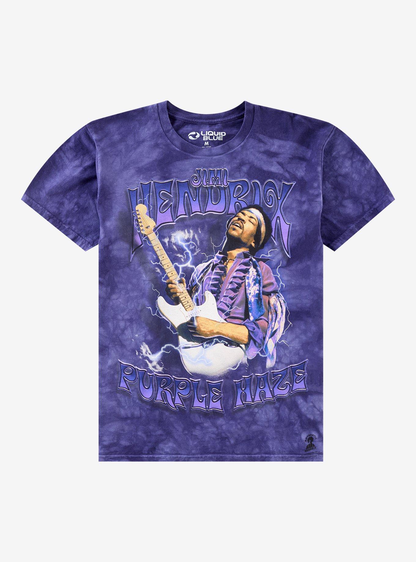 Jimi Hendrix Purple Haze Tie-Dye T-Shirt By Liquid Blue, , hi-res