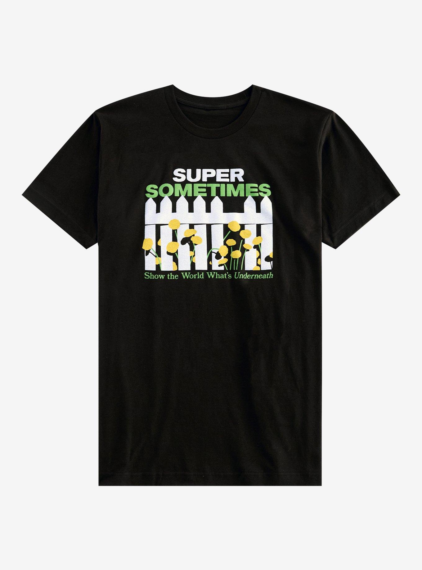Super Sometimes Show The World What's Underneath Fence T-Shirt, , hi-res