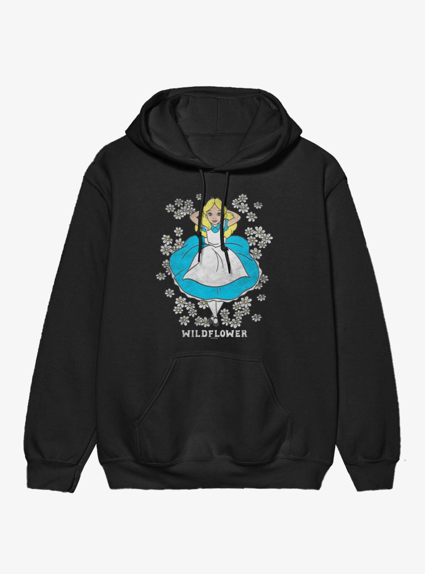 Disney Alice Wonderland Wildflower Bed Hoodie