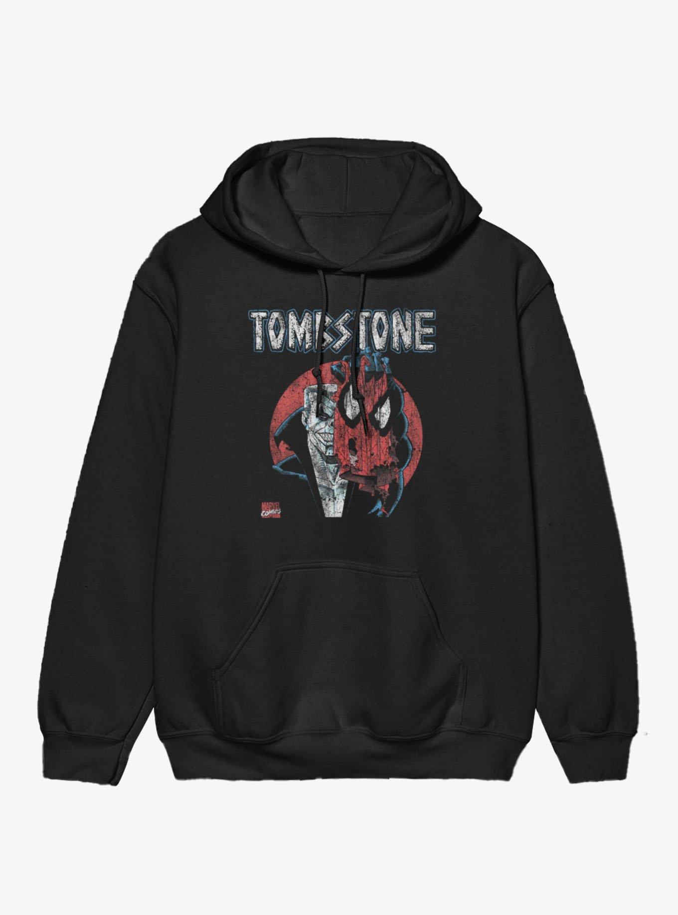 Marvel Spider-Man Unmasked Tombstone Hoodie, , hi-res