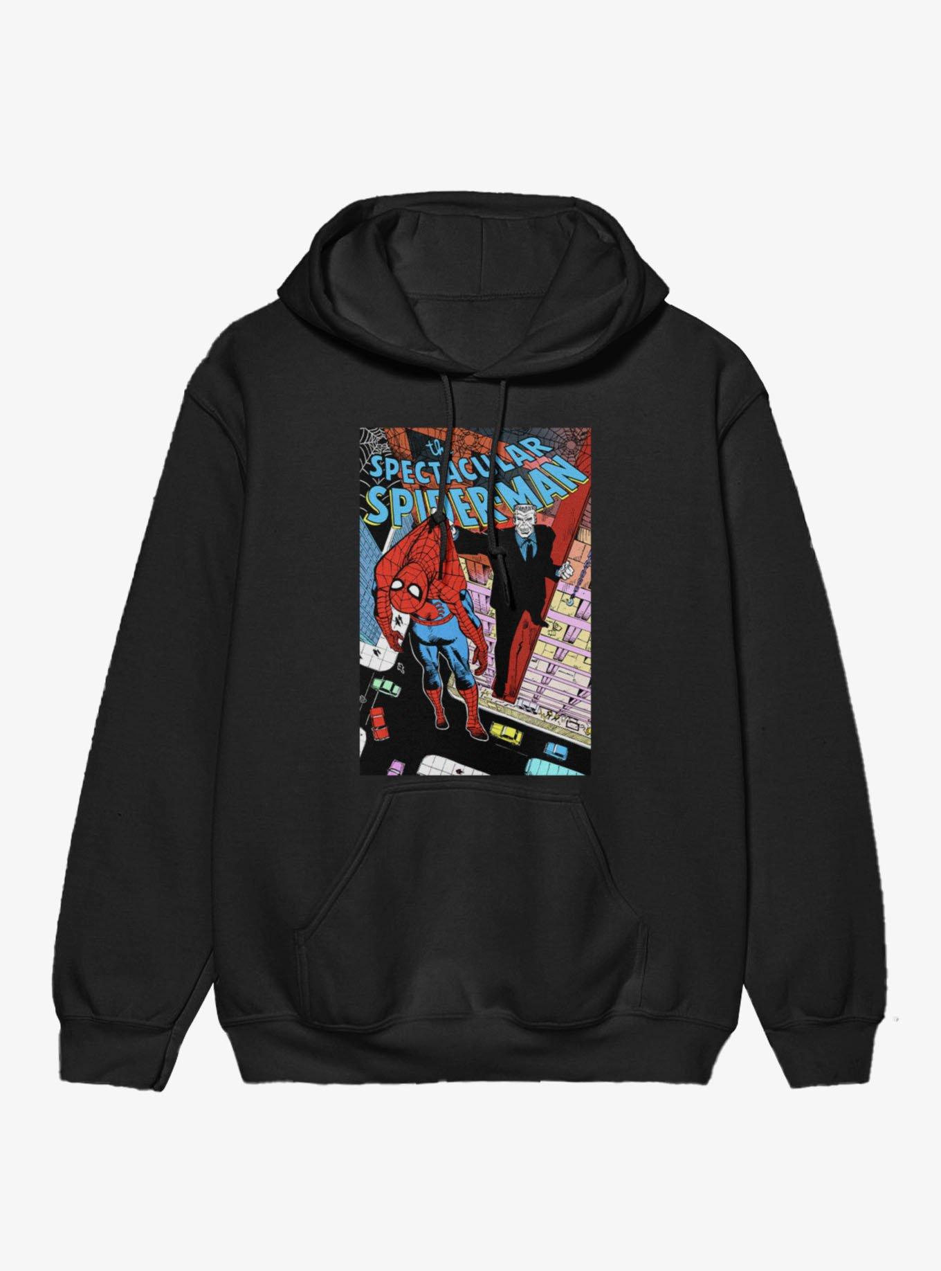 Marvel Spider-Man Held Up By Tombstone Cover Hoodie, , hi-res
