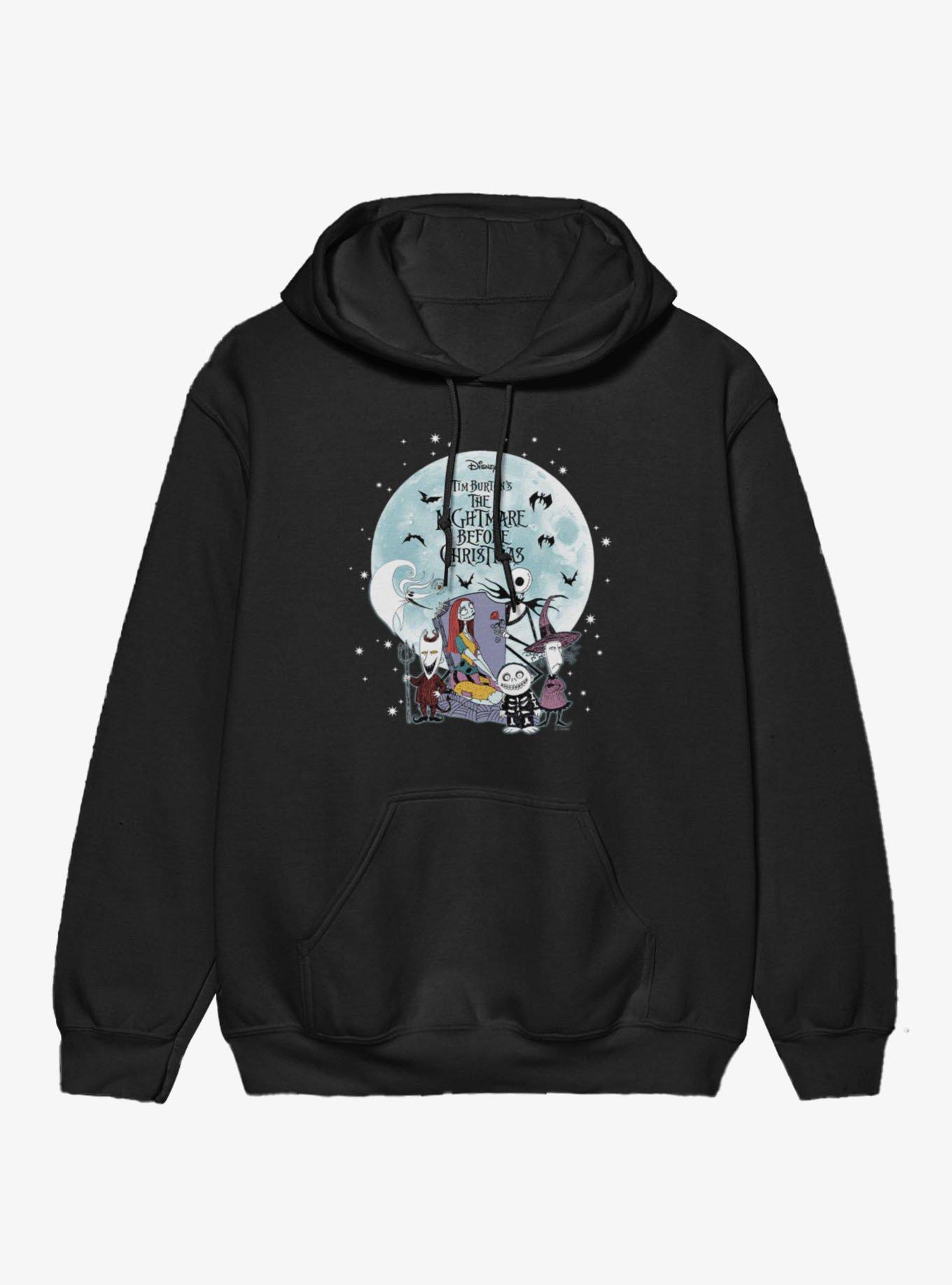 Disney Nightmare Before Christmas Big Moon Grave Friends Hoodie