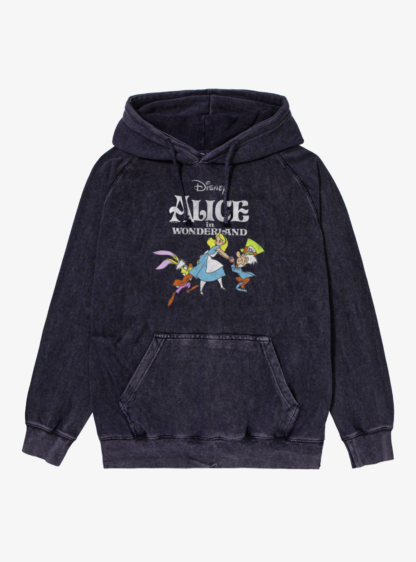 Disney Alice In Wonderland Rush Alice Mineral Wash Hoodie, , hi-res