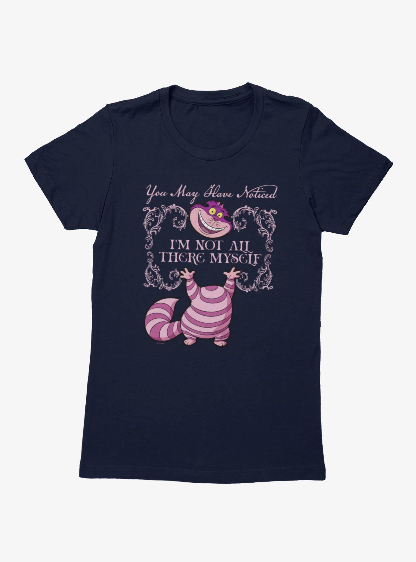 Disney Alice In Wonderland Cheshire Cat Is Not All Here Womens T-Shirt, , hi-res